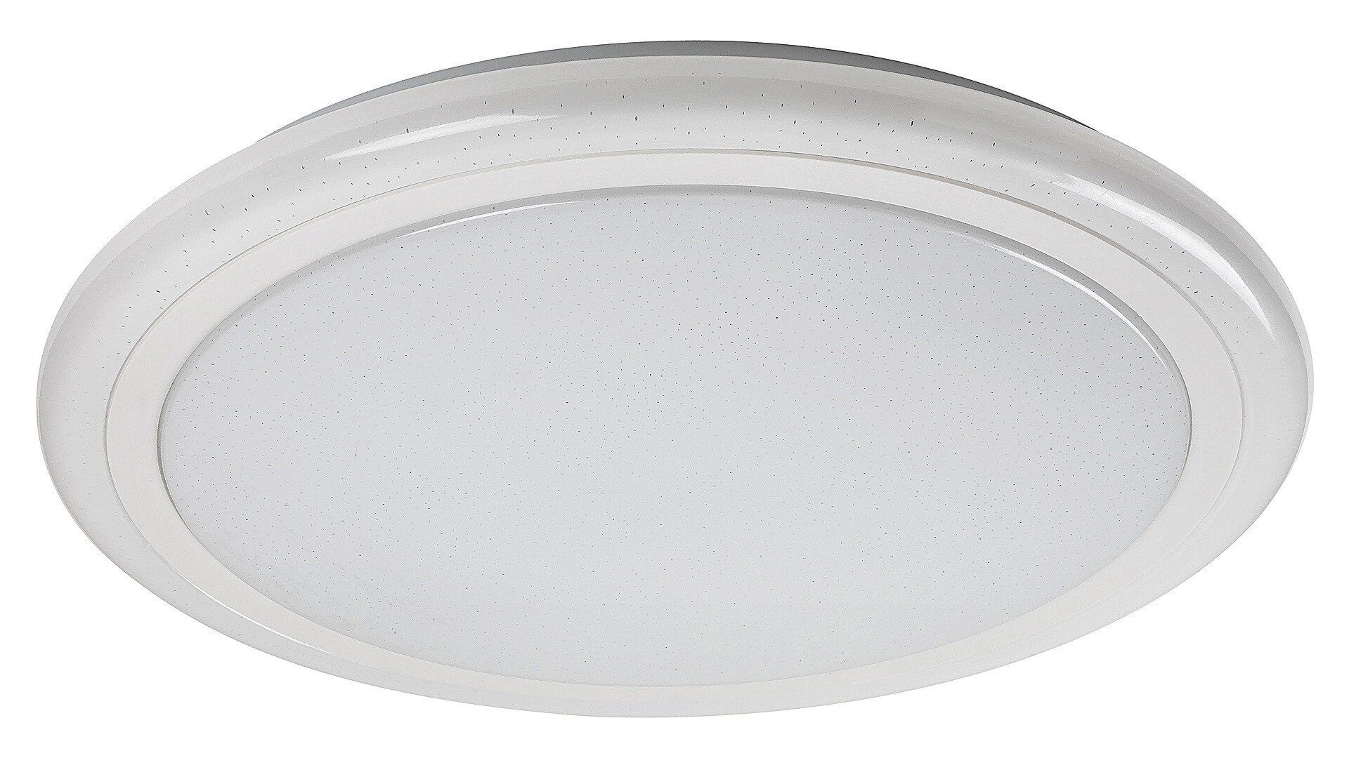 Rabalux LED Deckenleuchte "Leonie" Metall, weiß, rund, 32W, rgb, 2400lm, ø400mm, dimmbar Dimmart: mit Fernbedienung mit Timer, RGB