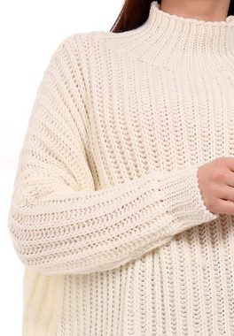 YC Fashion & Style Longpullover Oversized Pullover Grobstrick Vokuhila Sweater One Size (1-tlg) casual