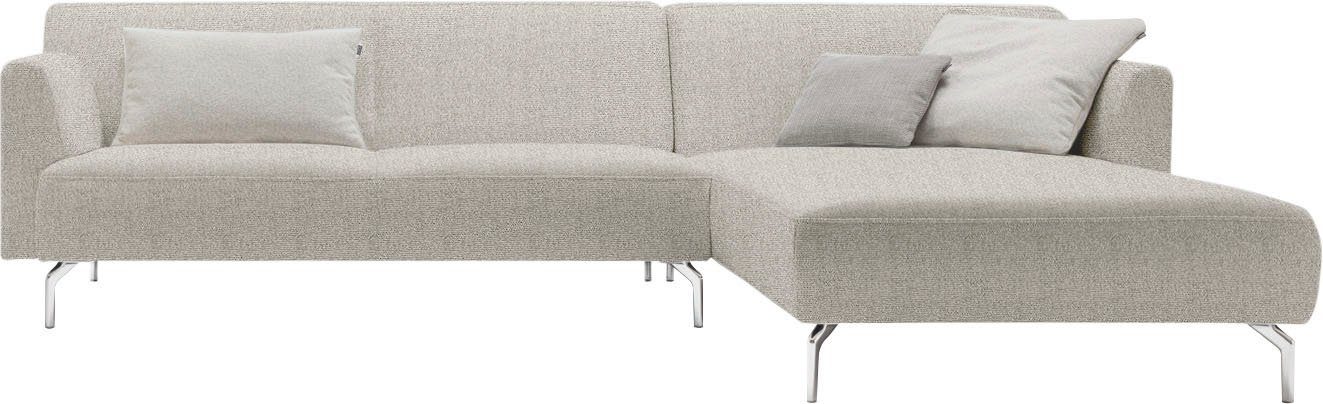 hülsta sofa Ecksofa hs.446, in minimalistischer, schwereloser Optik, Breite 296 cm