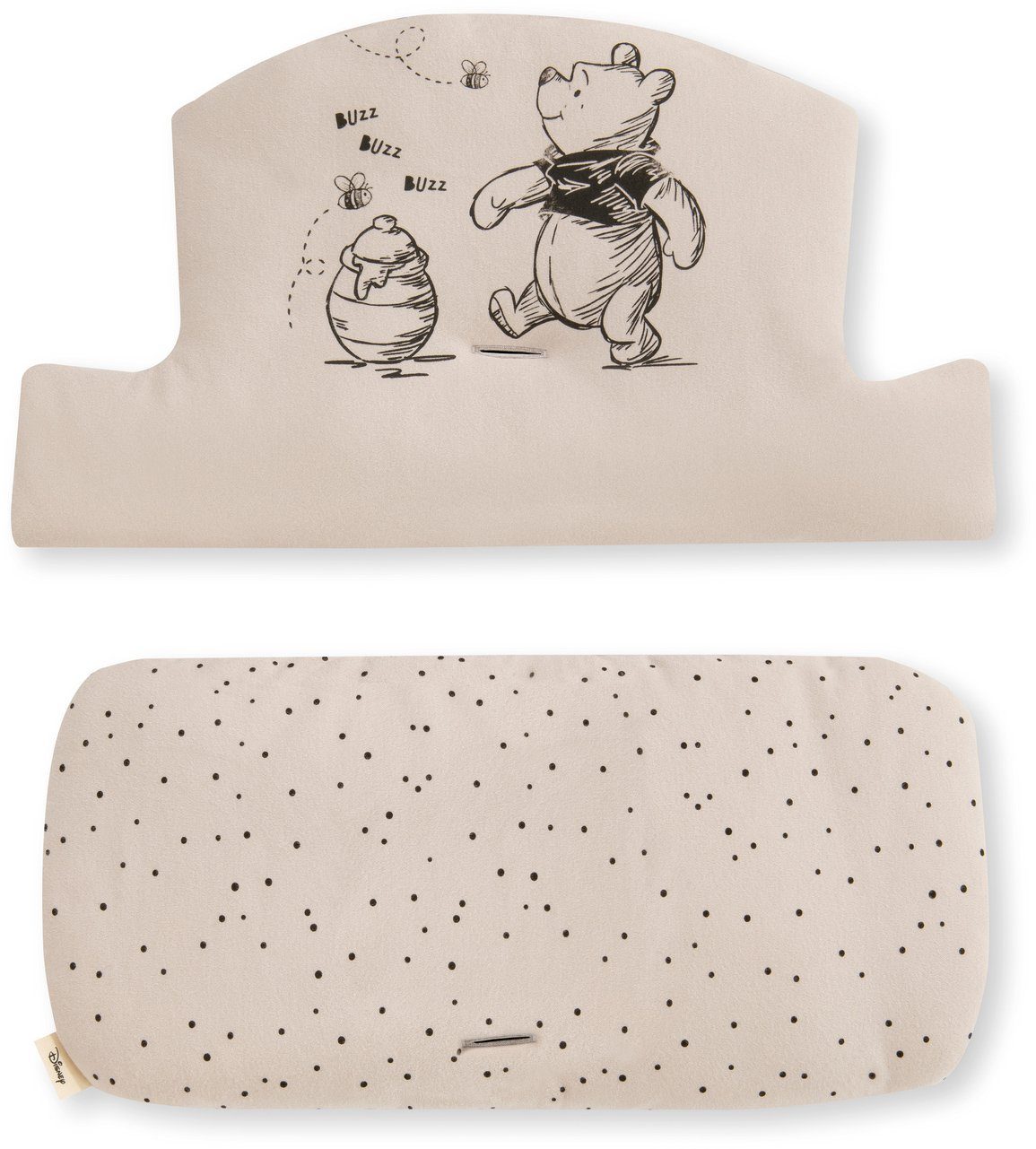 Hauck Kinder-Sitzauflage Select, Winnie the Pooh beige, passend für den  ALPHA+ Holzhochstuhl und weitere Modelle, 2-tlg. Sitzpolster »Highchairpad  Select, Winnie the Pooh Beige«