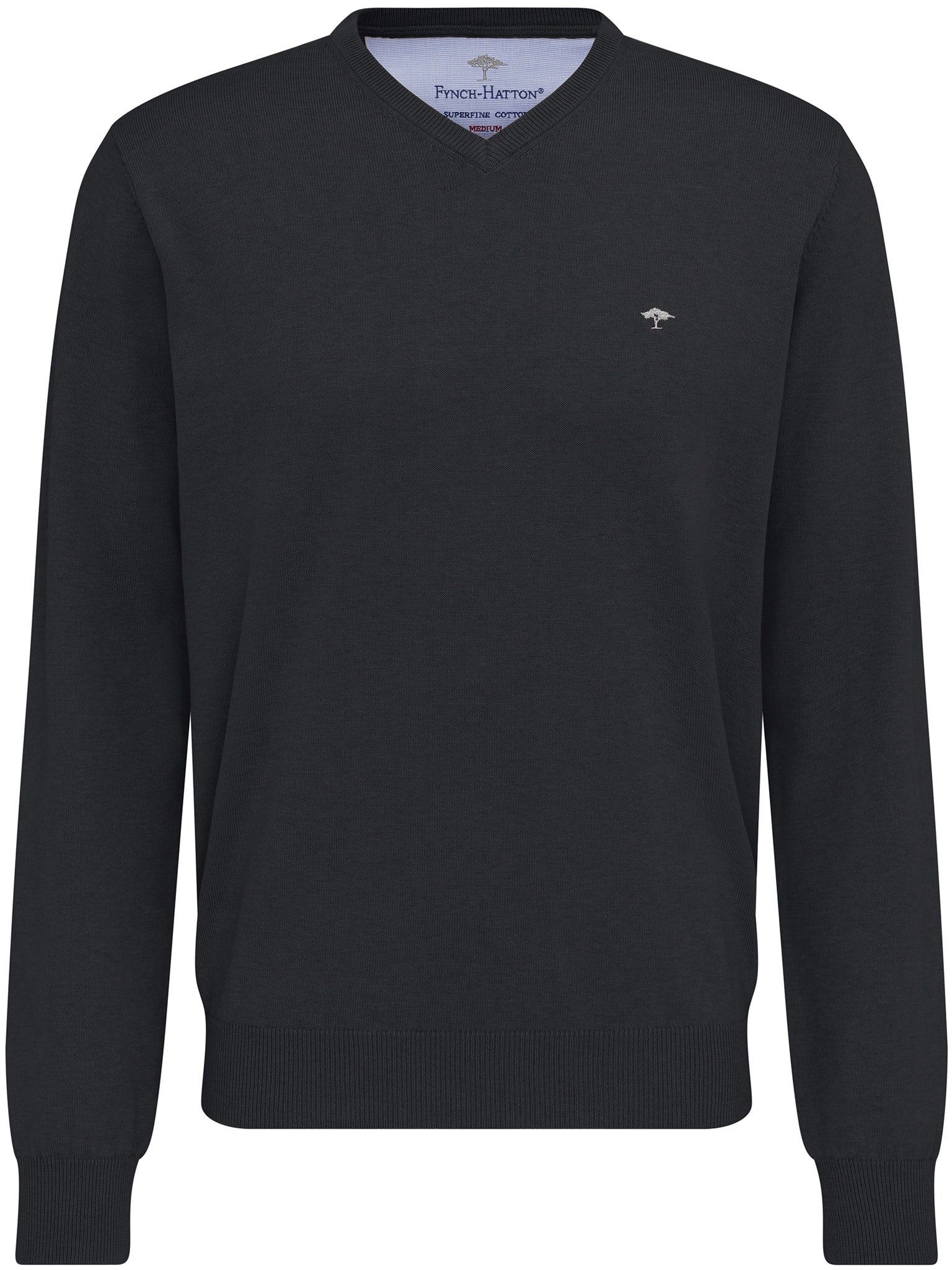 Strickpullover FYNCH-HATTON Pullover mit V-Kragen