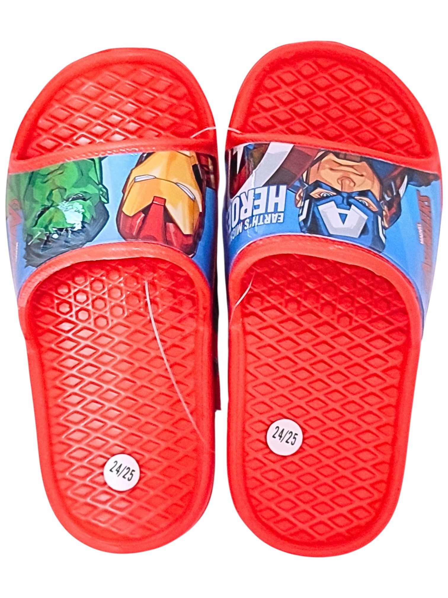 The AVENGERS Marvel Badeschuh (2-tlg) Jungen Schlappen Größe 24 - 31