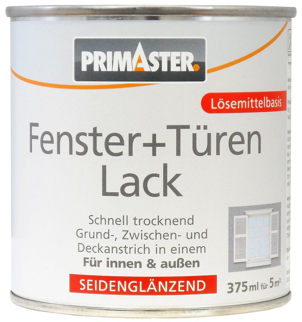 Lack Primaster Fenster und Türenlack 375 ml weiß