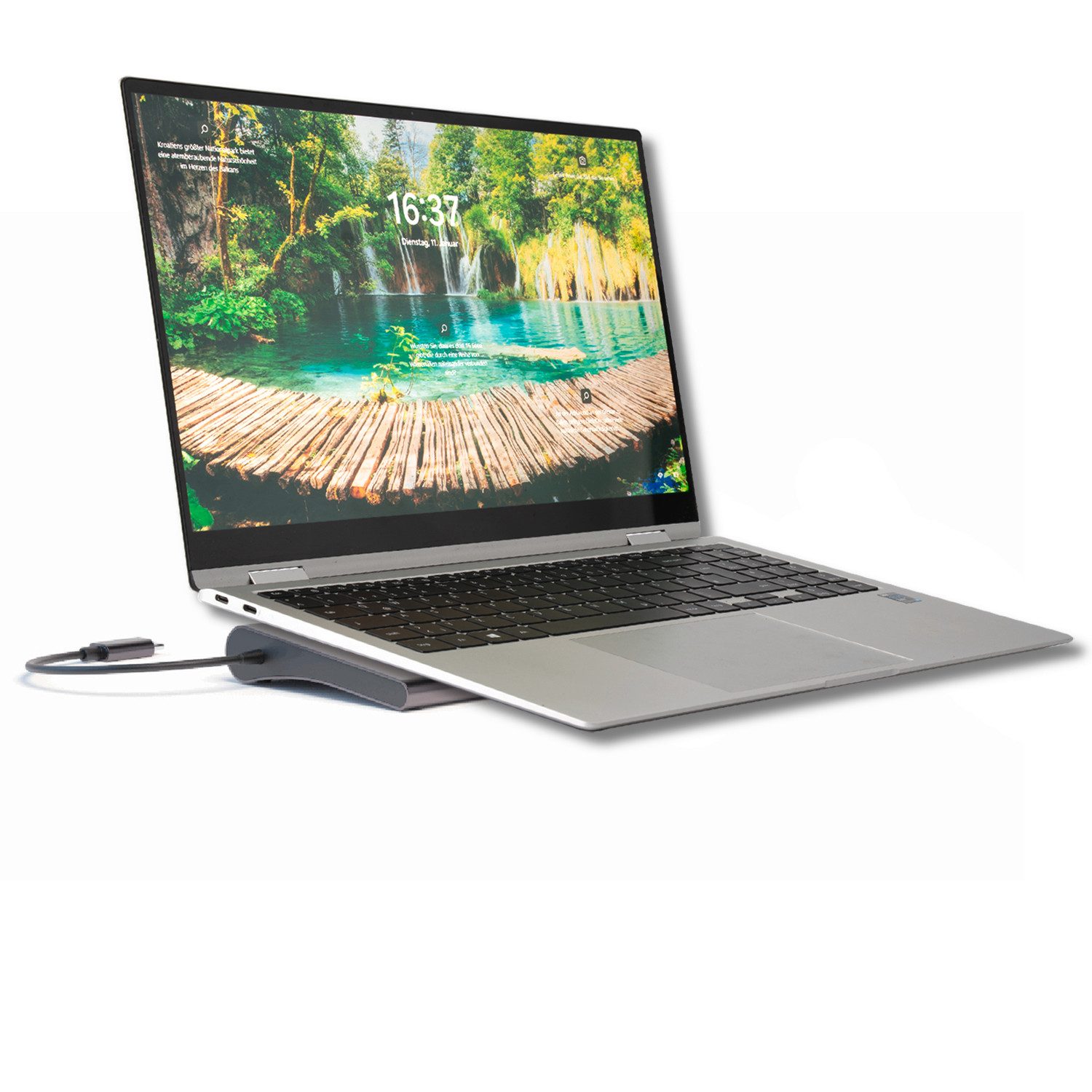4smarts 11in1 Hub Laptop-Adapter, Unterstützt Samsung Dex