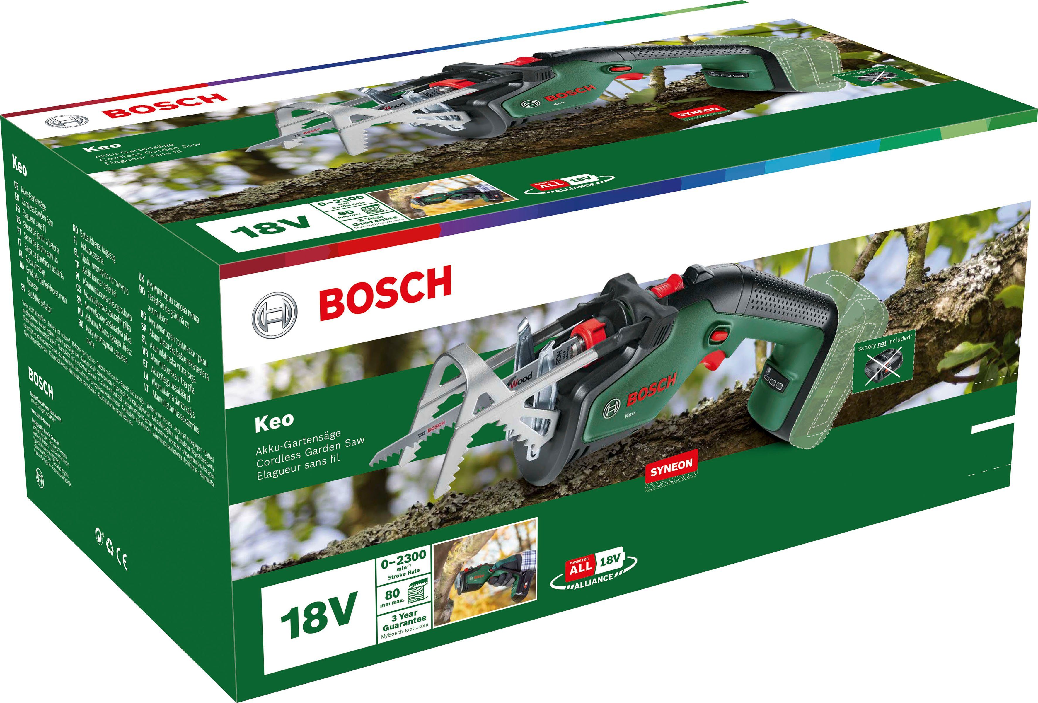 Schweizer 18, & Ladegerät Garden Bosch Akku Keo Home Akku-Säbelsäge ohne und mit Präzisionsklinge,