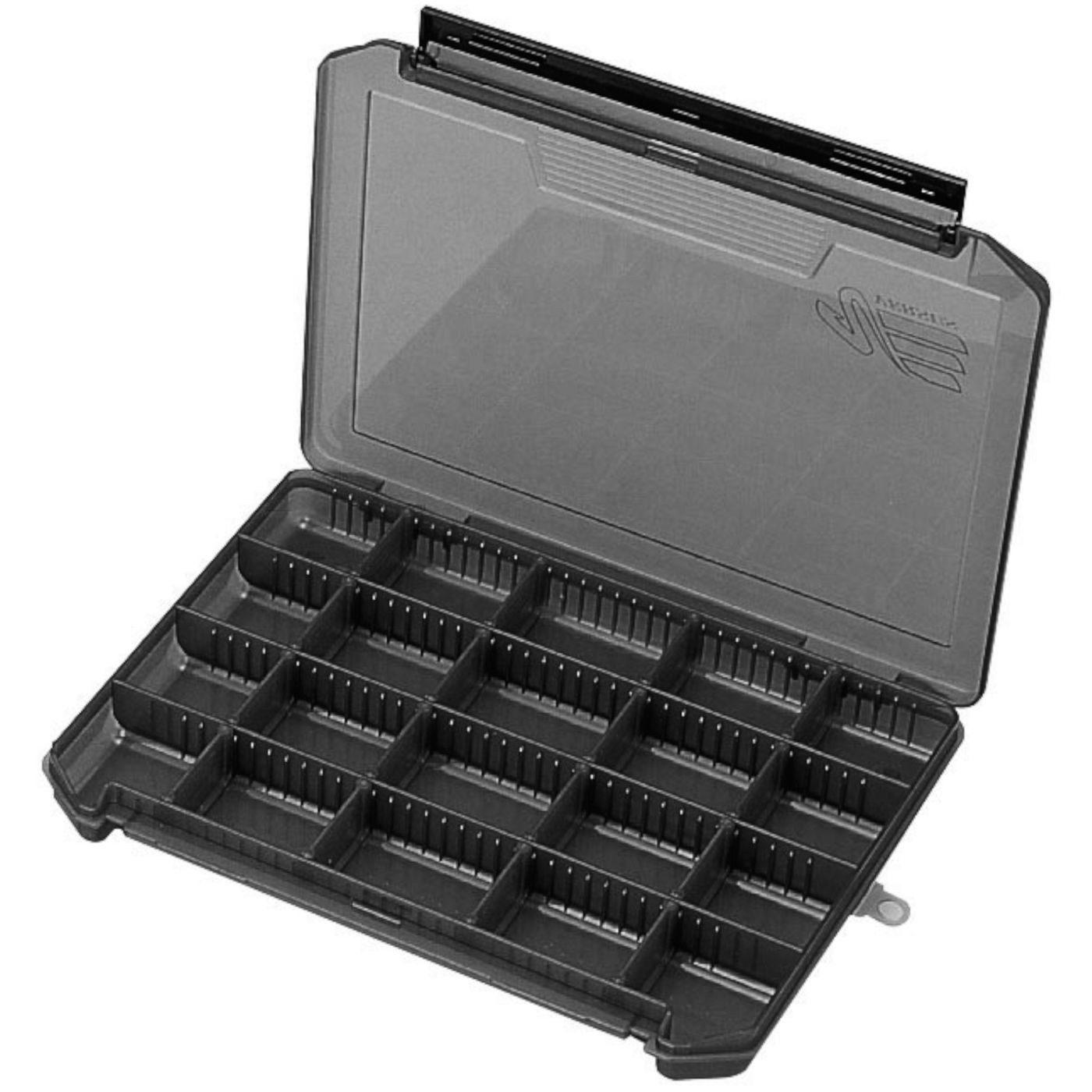 Meiho Angelkoffer Meiho 25,5x19x2,8cm VS-3020 NS schwarz - Kunstköderbox