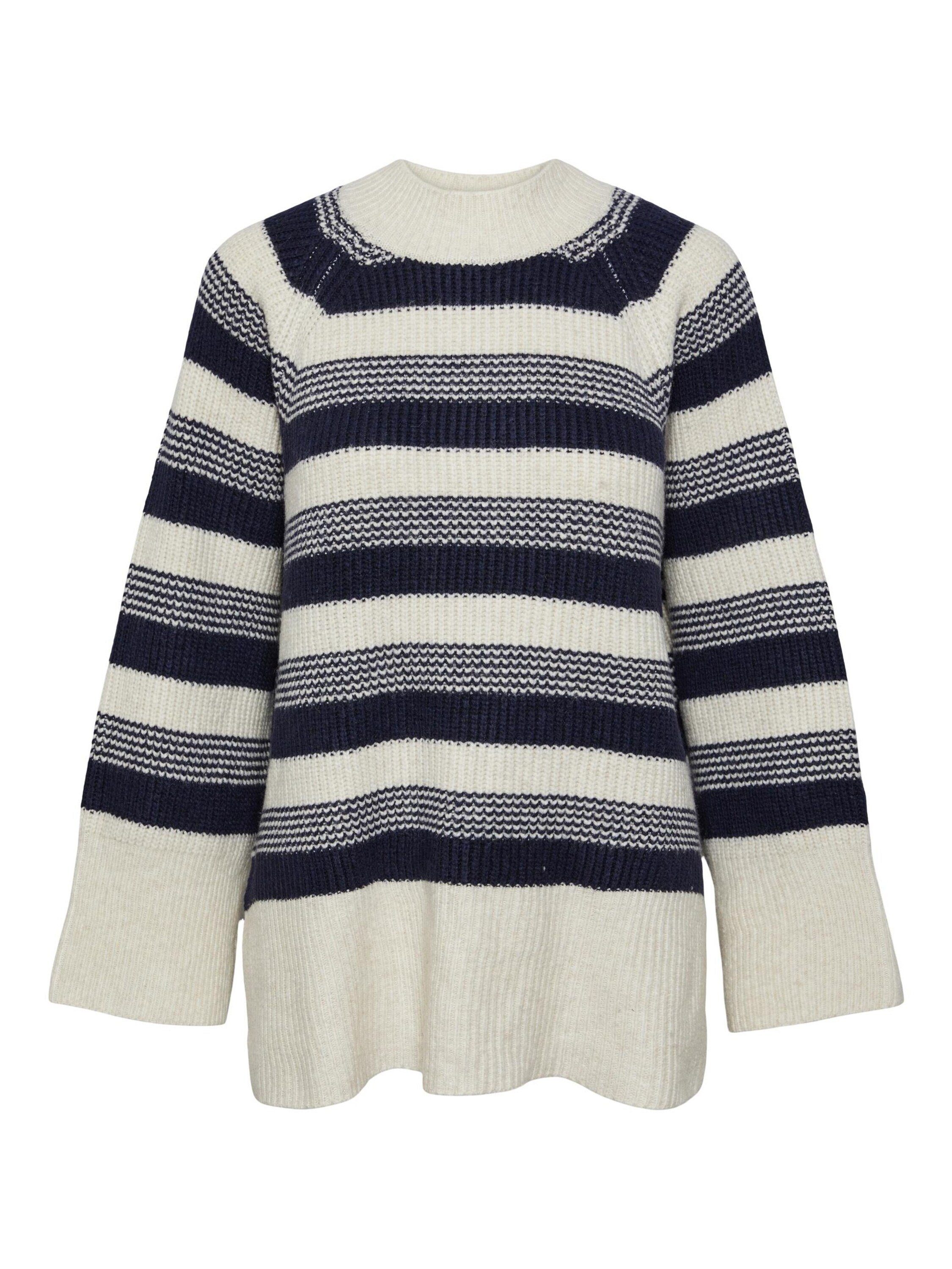 pieces Strickpullover Fenna (1-tlg) Plain/ohne Details