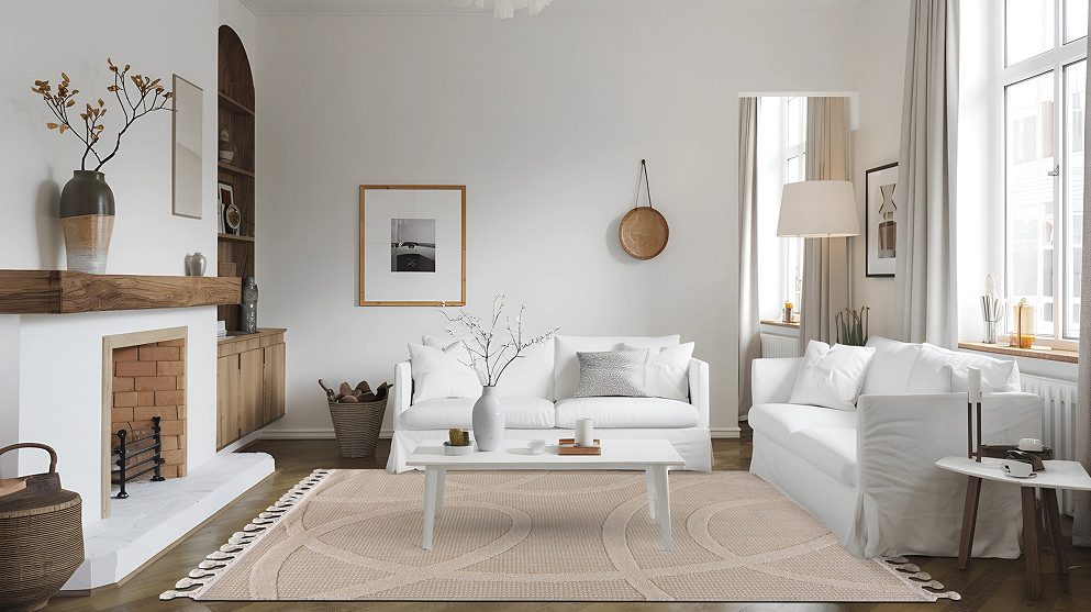 Mazovia Designteppich Abstrakt Wohnzimmer, Schlafzimmer, Esszimmer, günstig online kaufen
