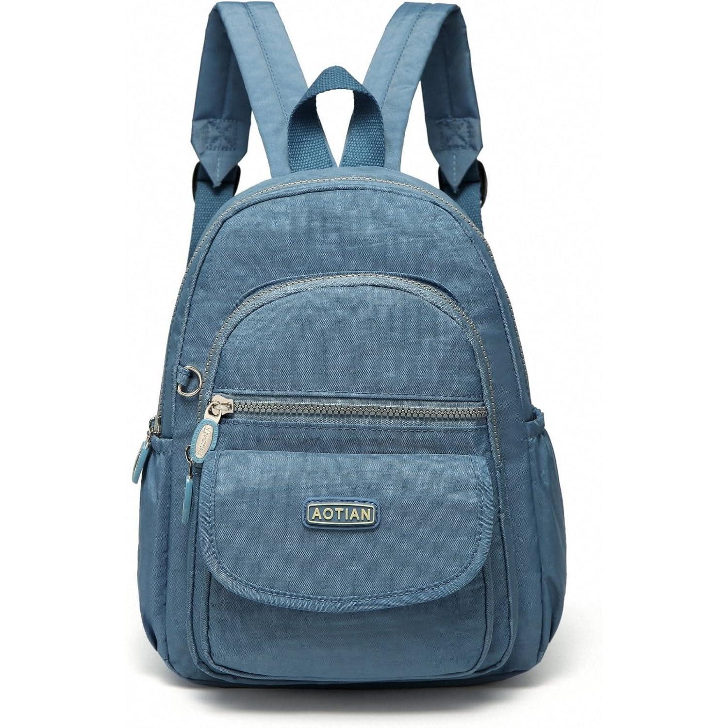 LuxusKollektion Minirucksack Rucksack Damen Mädchen Daypack Tasche 7 Liter Mini Hellblau