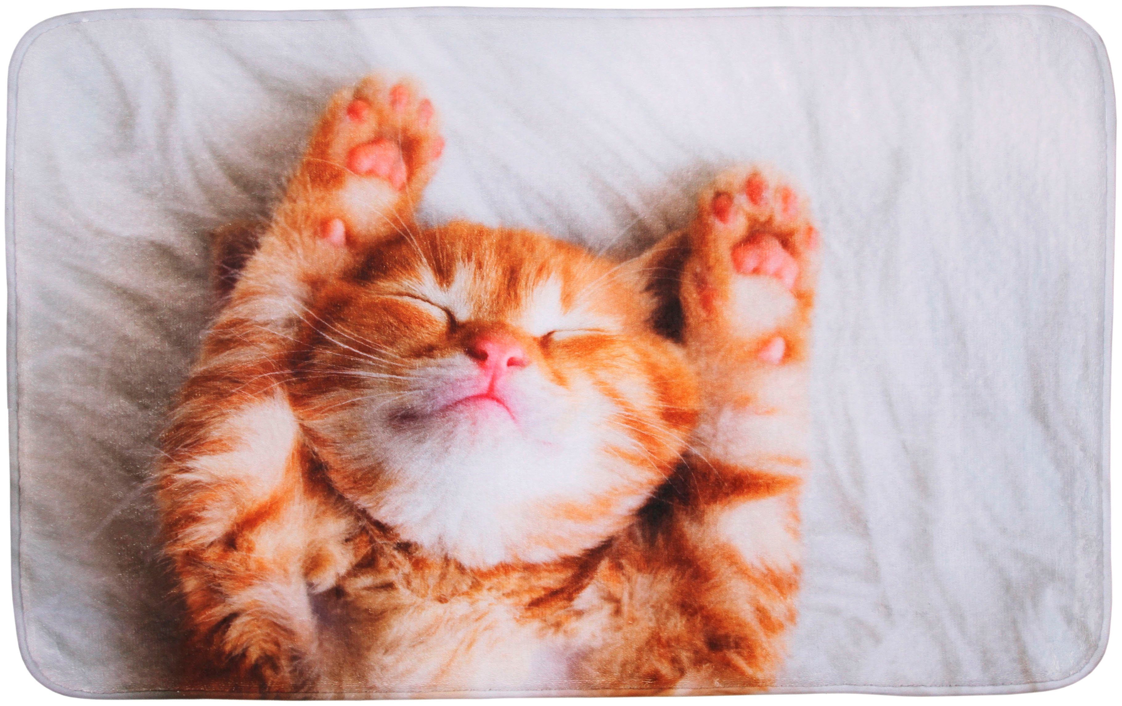 Sanilo Badematte Lilly, Höhe 15 mm, schnell trocknend, Polyester, rechteckig, Memory Schaum