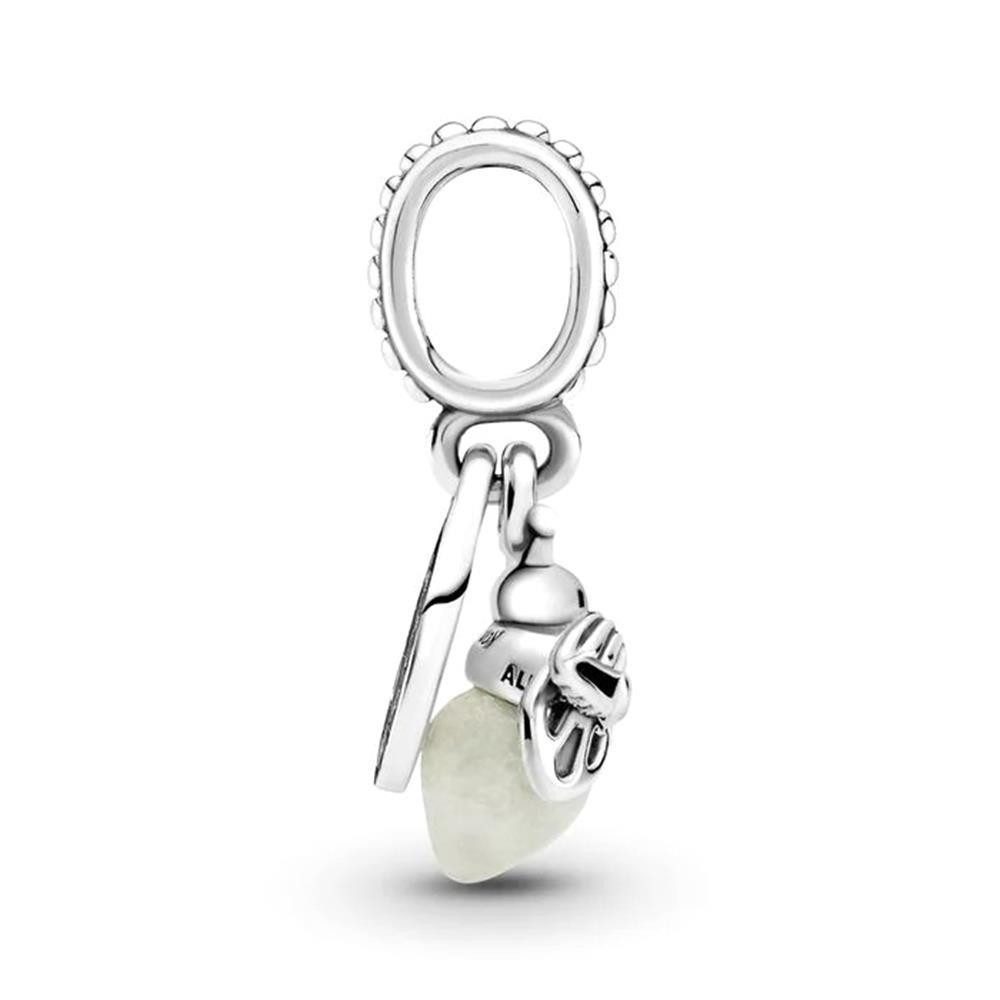 Pandora Charm-Einhänger Pandora Charm Anhänger Silber "Glow in the Dark- Glühwürmchen"