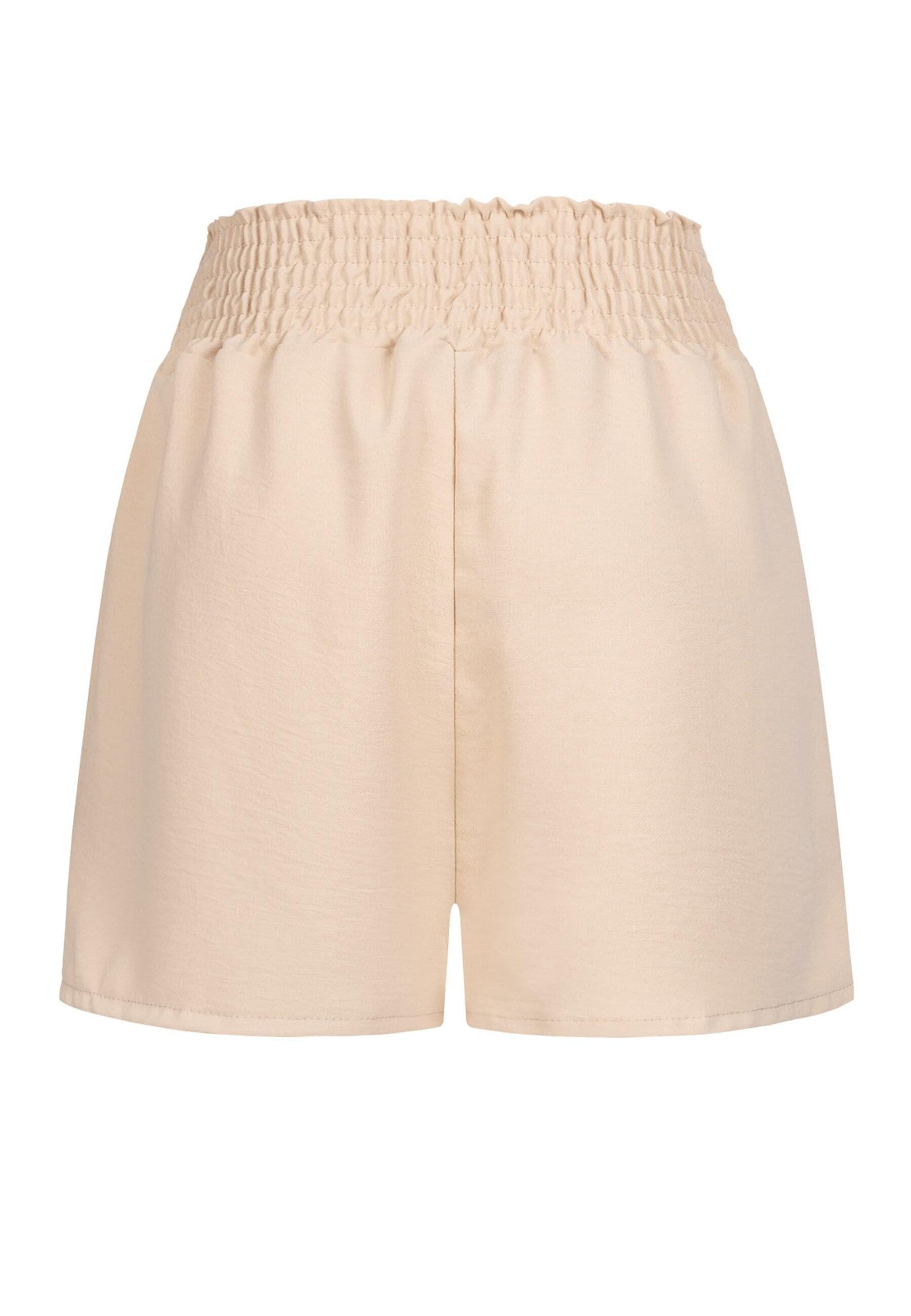 CLOUD 5IVE Shorts CLOUD 5IVE Musselin High Waist Shorts mit Bindedetail (1- günstig online kaufen