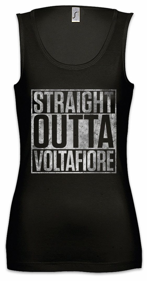 Tanktop Straight Outta Voltafiore Ärmelloses Damen T-Shirt Mc Hale's Fun TV