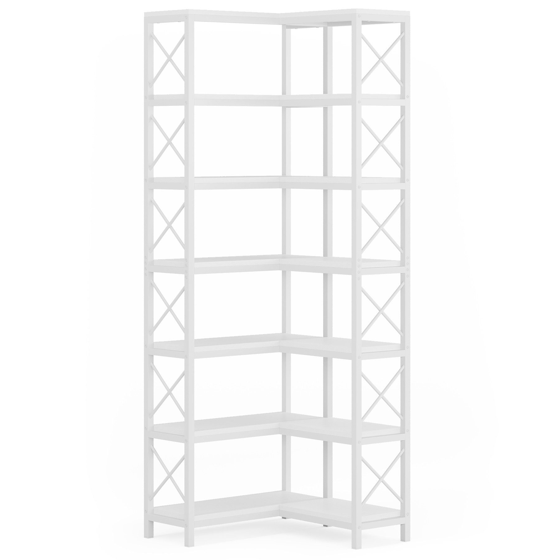 Tribesigns Bücherregal Eckregal, 60 x 60 günstig online kaufen
