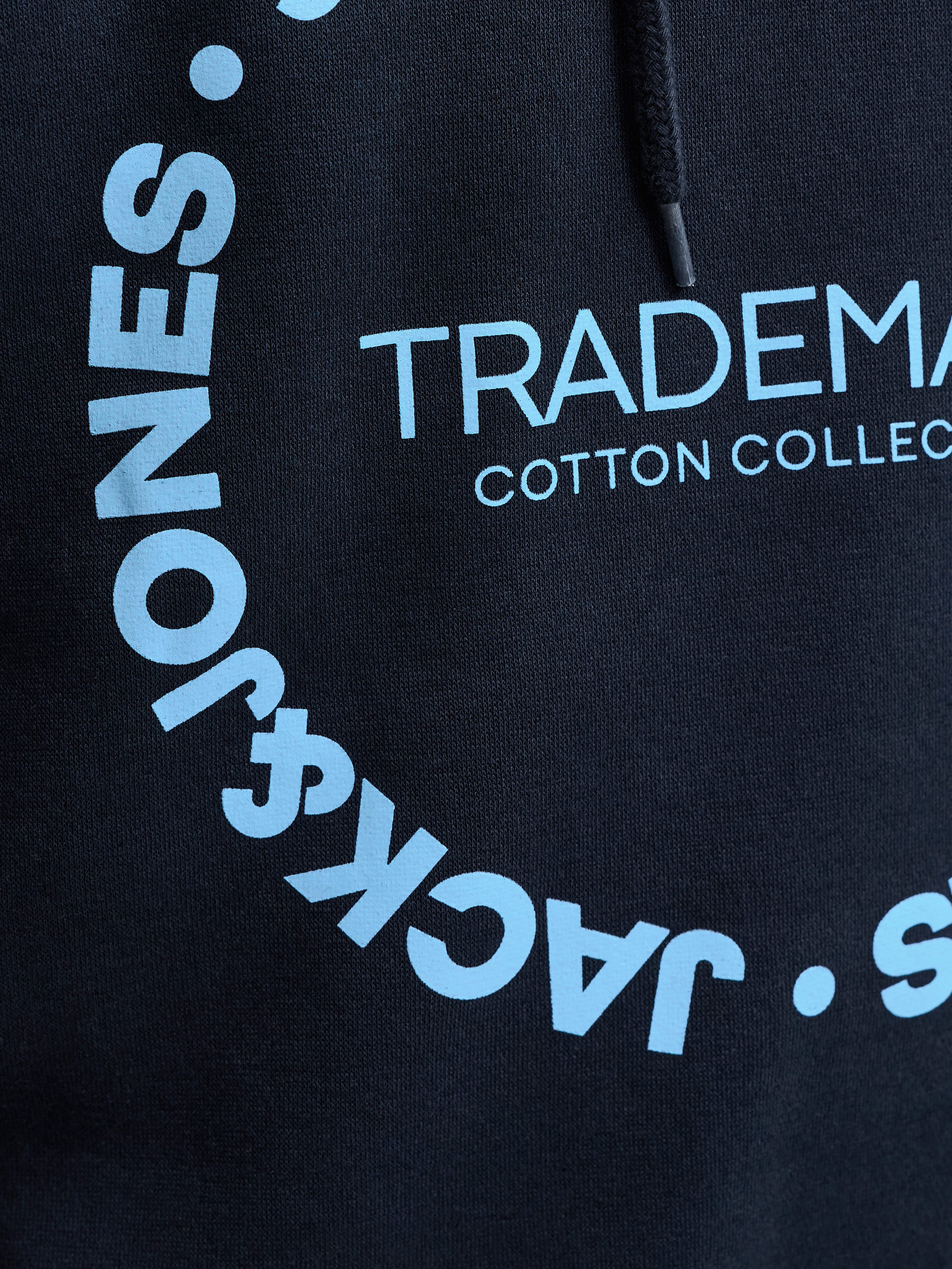 Jack & Jones PlusSize Kapuzensweatshirt JJBENSON SWEAT HOOD PLS Materialmix, regular fit – Bild 3 von 4