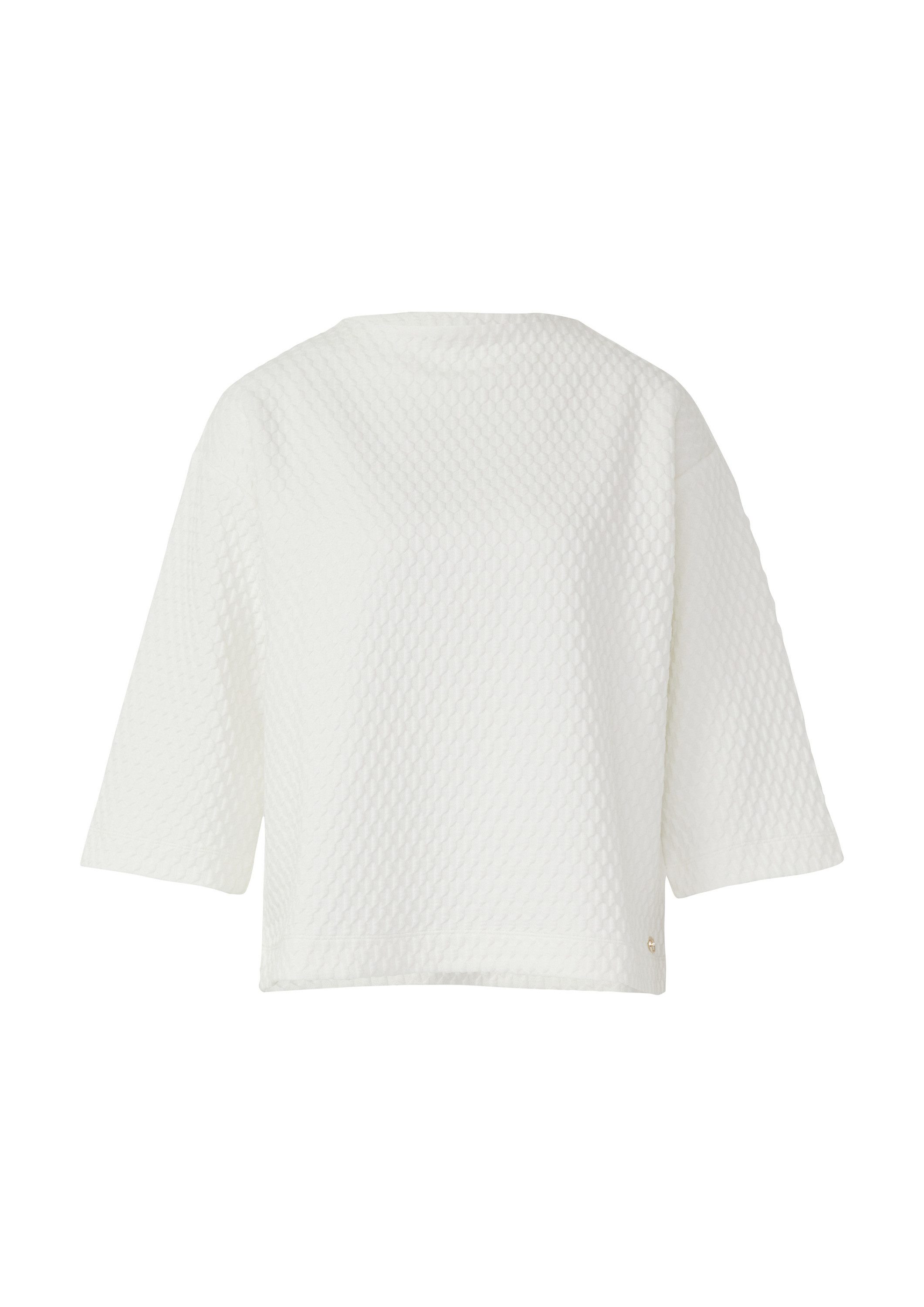 s.Oliver 3/4 Arm-Pullover Sweatshirt Strukturiertes Sweatshirt im Relaxed F günstig online kaufen