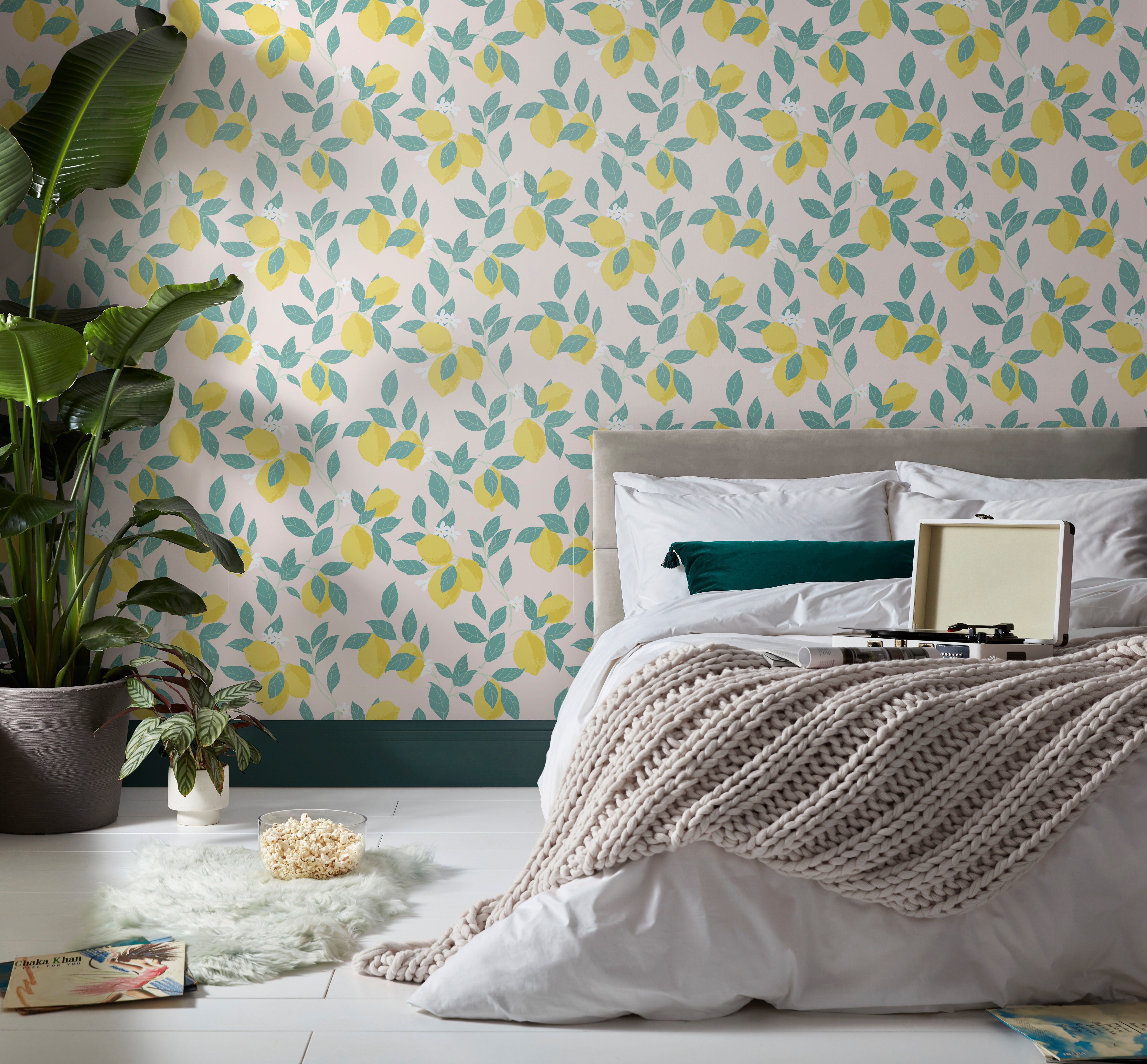 Envy Vliestapete Feeling Fruity Fresh and Blush, glatt, gemustert, (1 St), gemustert, FSC® zertifiziert, mit lebhaftem Druck, 10 Meter Länge