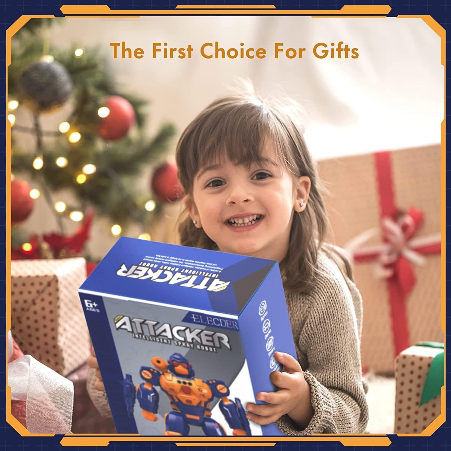 Esun Roboter Kinder Roboter Spielzeug mit 2,4-GHz laufender Tanzroboter Blau