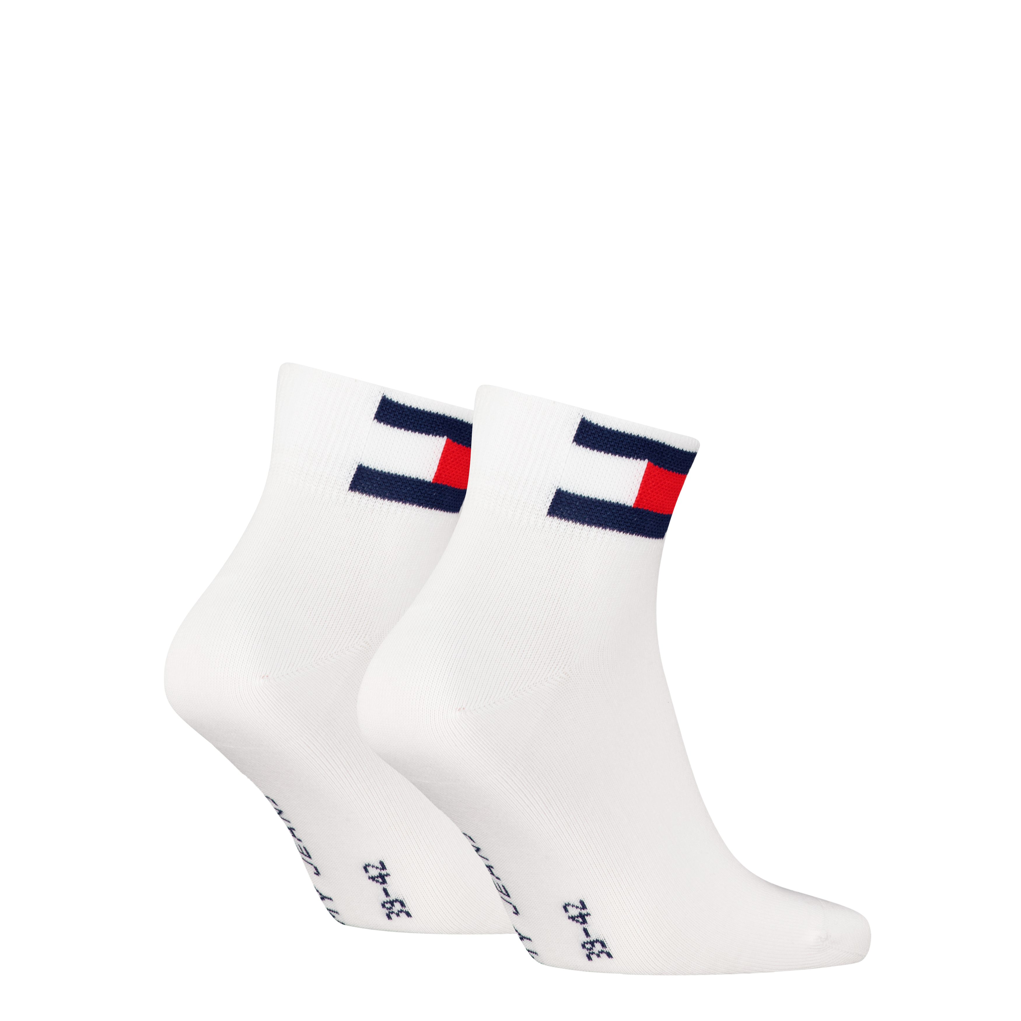 Tommy Hilfiger Kurzsocken TH UNI TJ QUARTER 2P FLAG (2 Paar) Verstärkte Fer günstig online kaufen