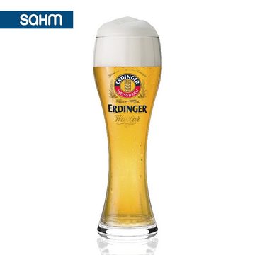 SAHM Bierglas Original ERDINGER Weizenbierglas 0,5 l Set - 6 Weizenbiergläser 0,5 l