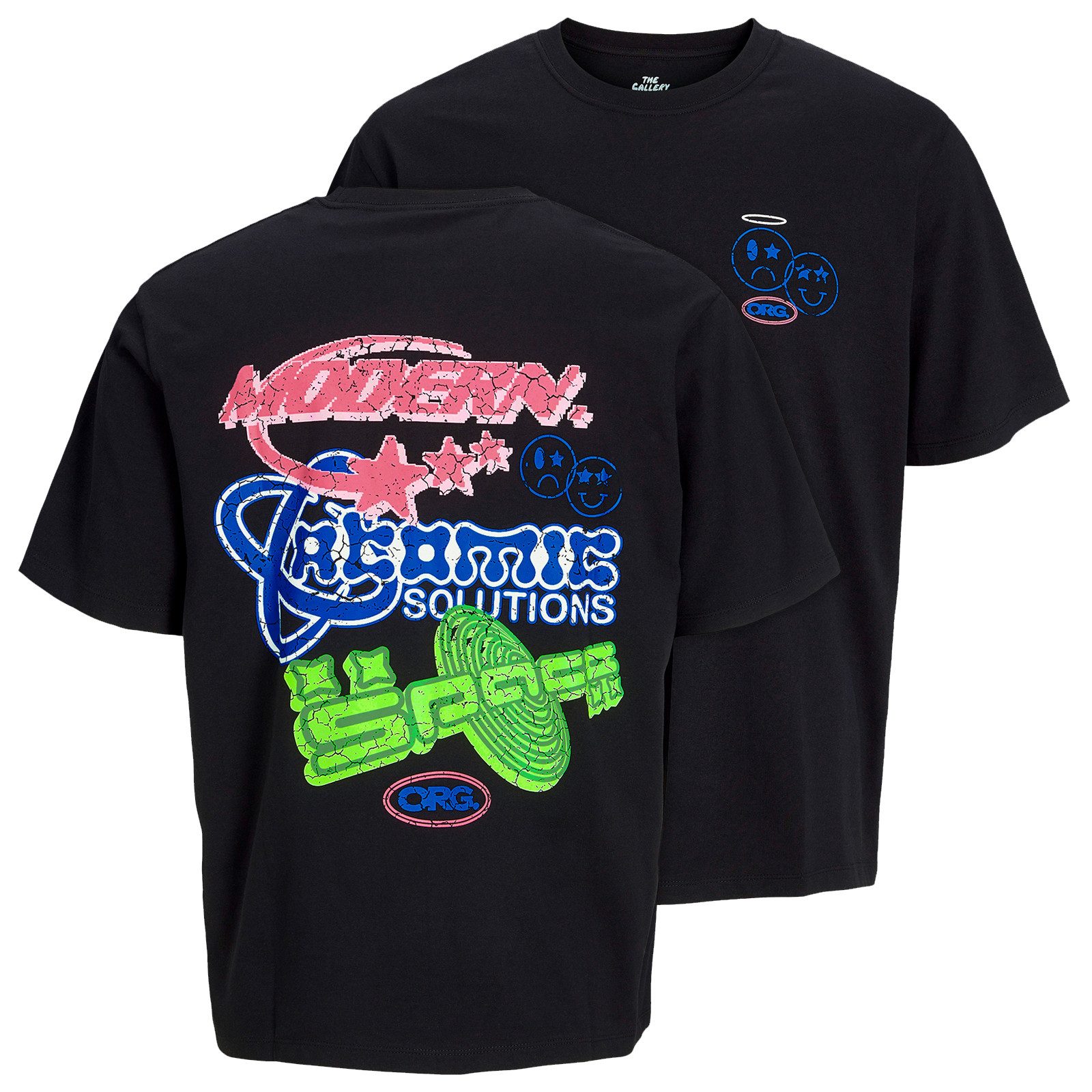 Jack & Jones Rundhalsshirt Jack&Jones T-Shirt Backprint XXL JORCOMPACT schw günstig online kaufen