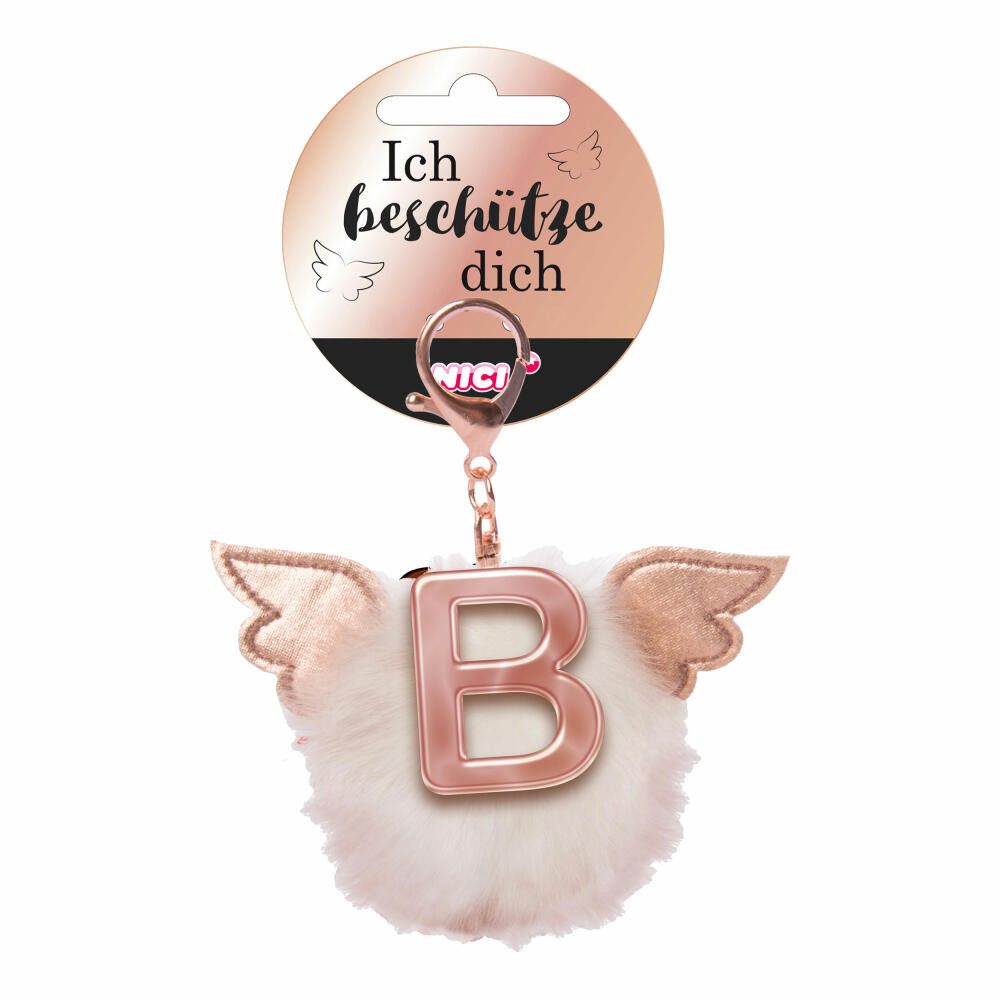 Schlüsselanhänger Schutzbommel ABC-Anhänger Buchstabe B