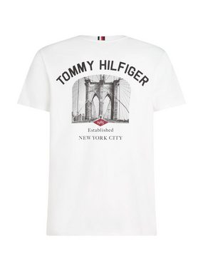 Tommy Hilfiger Kurzarmshirt PHOTOPRINT BRIDGE TEE mit großem Print auf dem Rücken