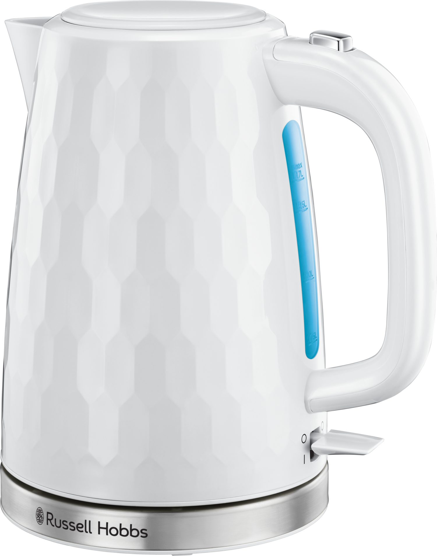 RUSSELL HOBBS Wasserkocher 26050-70, 1,7 l, 2400 W, Oberfläche aus hochwertigem strukturierten Kunststoff | Wasserkocher