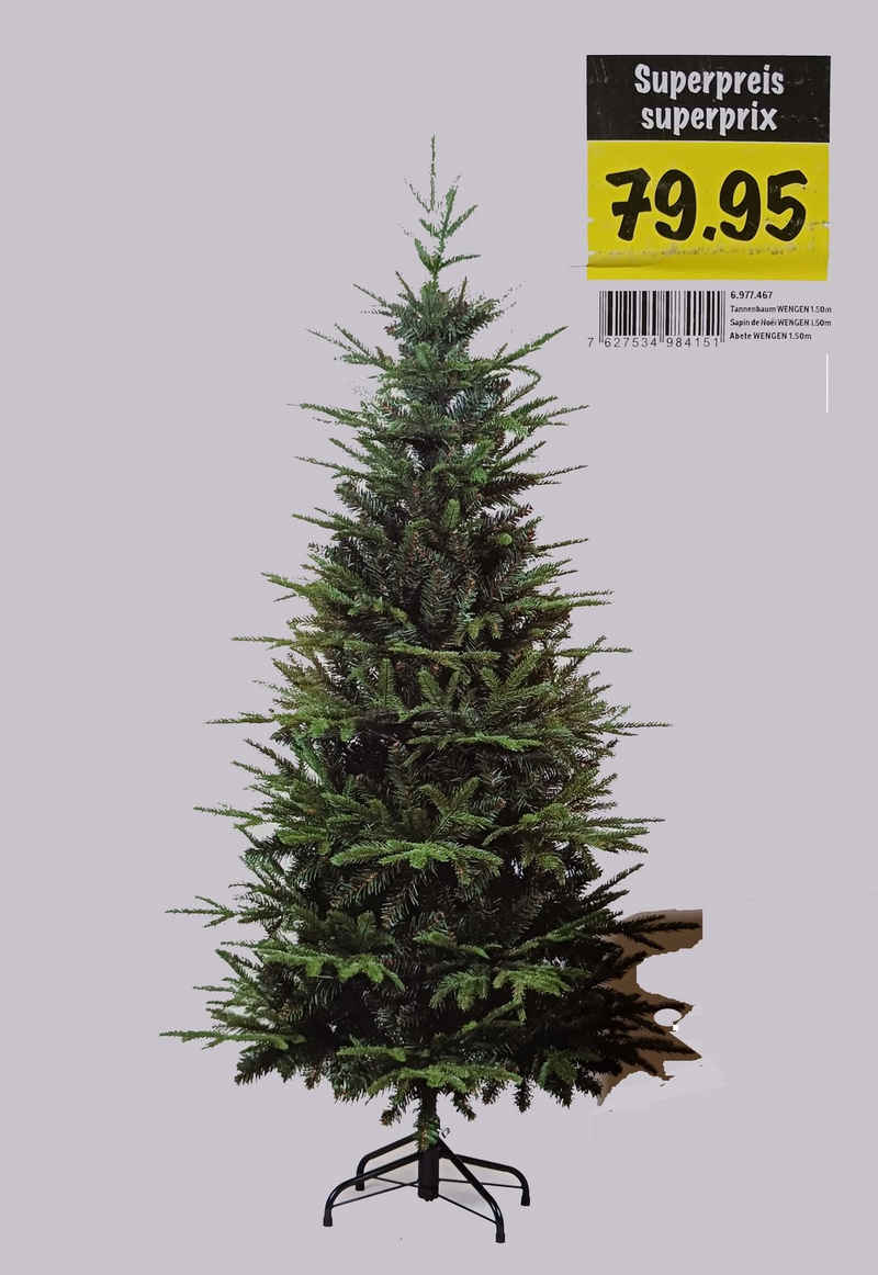 markenlose Künstlicher Weihnachtsbaum künstlicher Weihnachtsbaum Christbaum Tannenbaum 150 cm Wengen