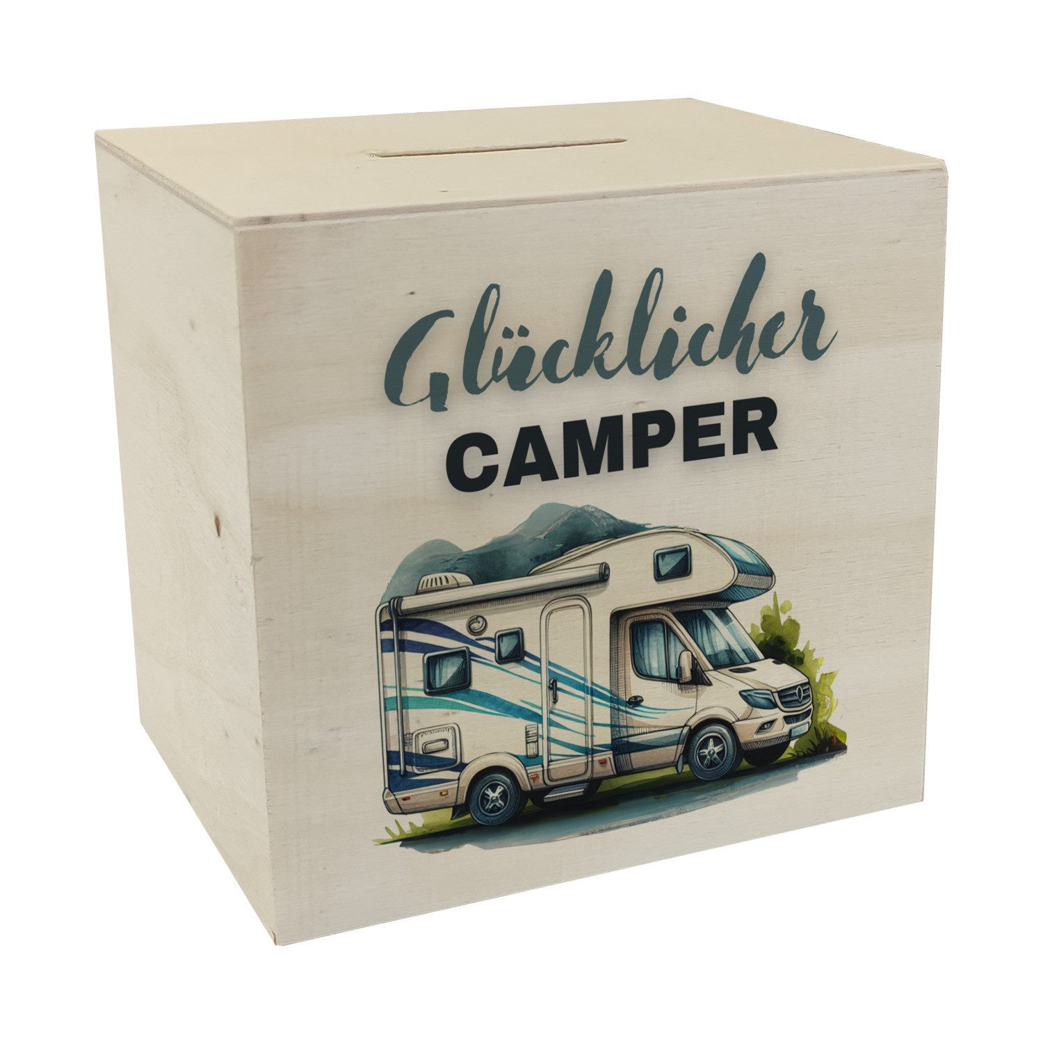 speecheese Spardose Wohnmobil Spardose aus Holz günstig online kaufen