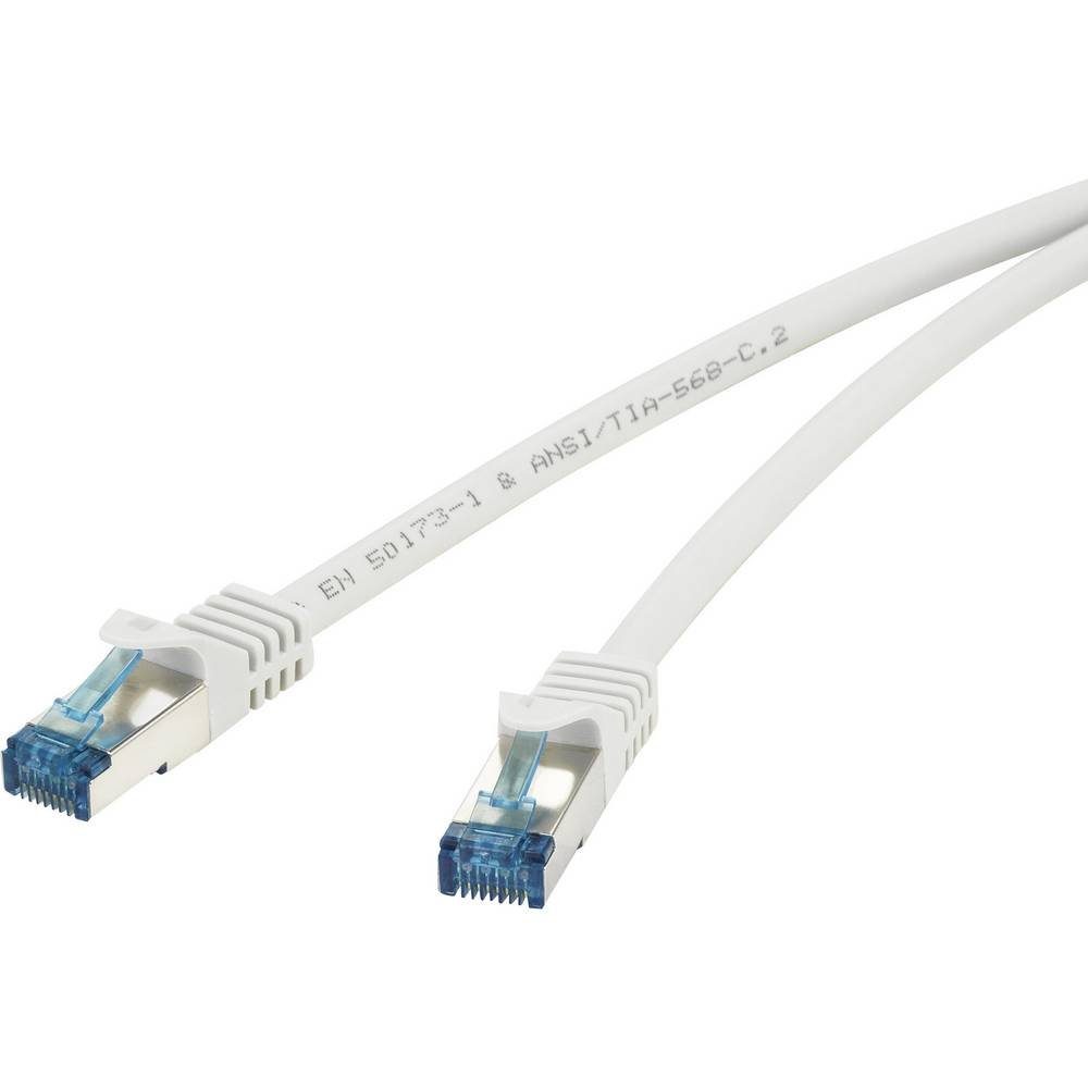 Renkforce CAT6A S/FTP Netzwerkkabel 1 m LAN-Kabel | Stromversorgungskabel