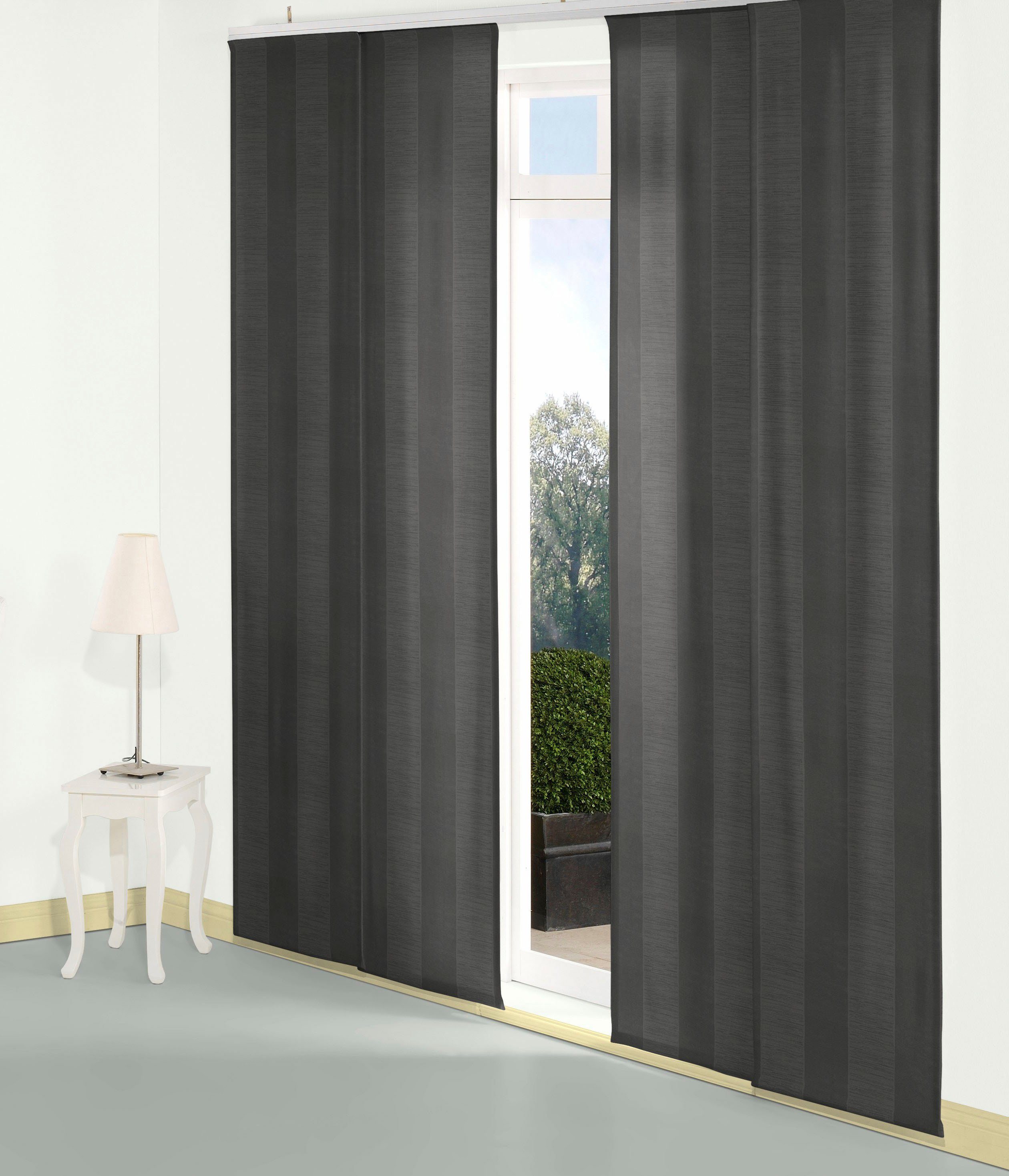 Wirth Schiebegardine Niederau (1 St), Paneelwagen, blickdicht, Jacquard