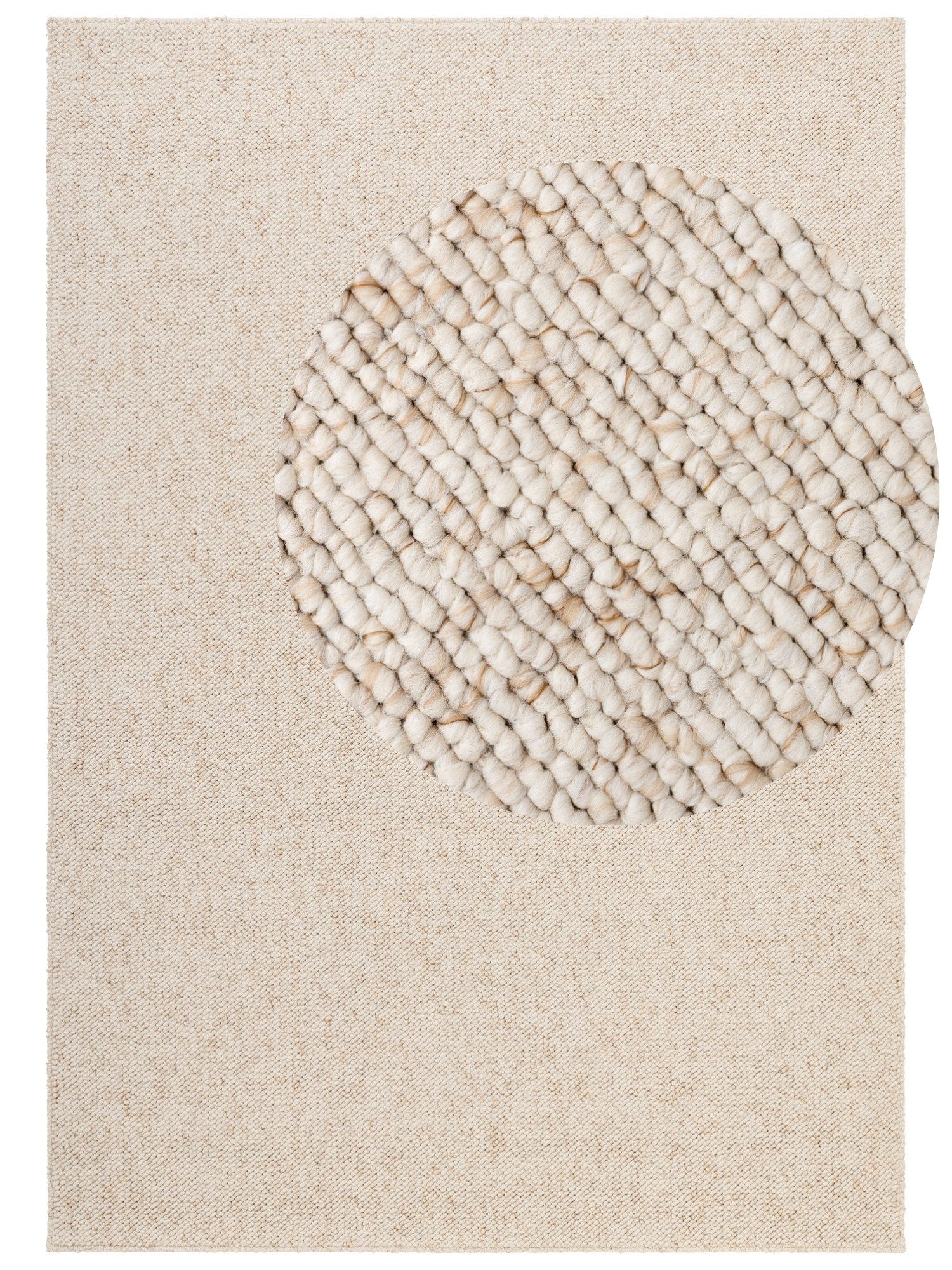 ELLE DECORATION Teppich Rocco, rechteckig, Höhe: 10 mm, Läufer, waschbar, Wohnzimmer, Esszimmer, Woll-Optik