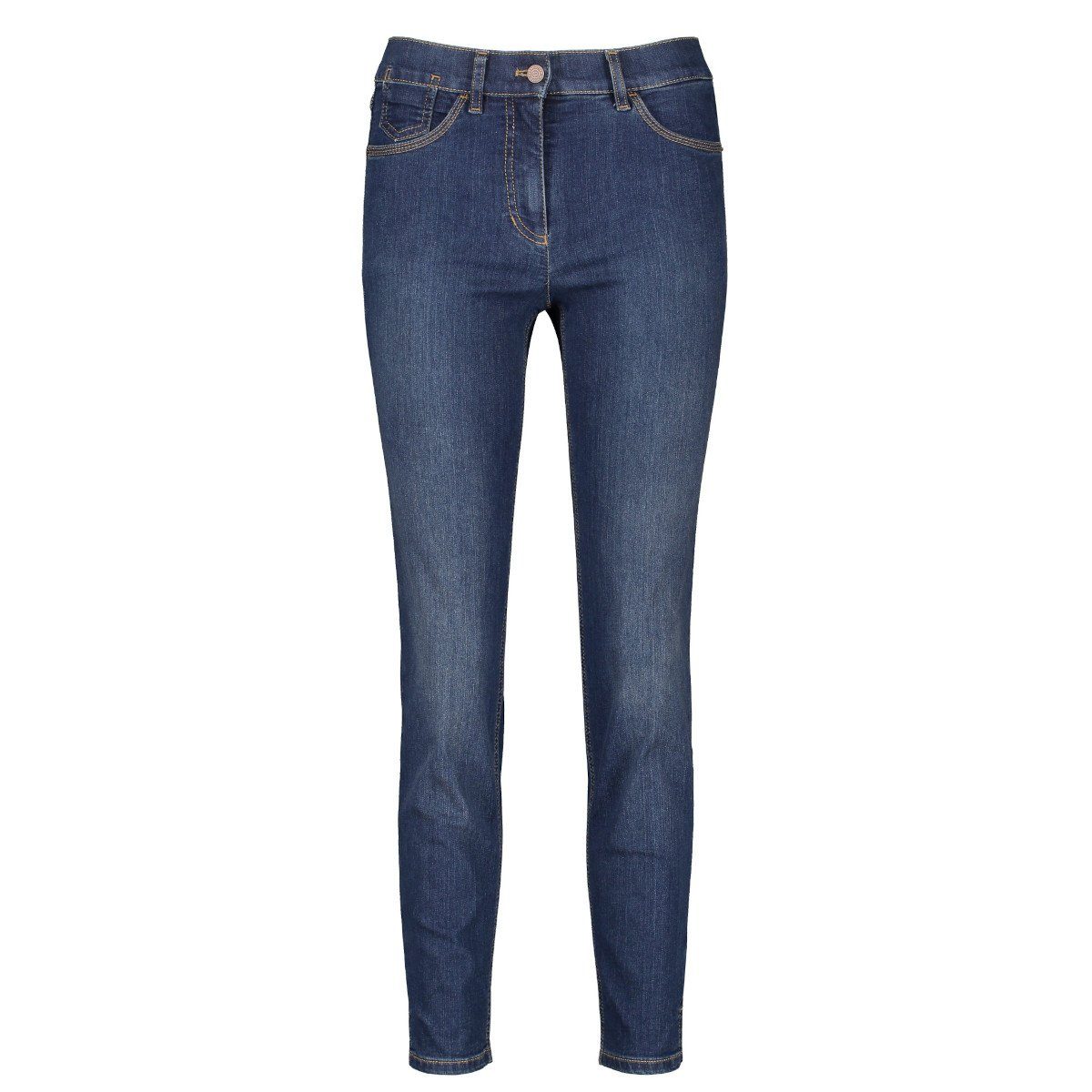 GERRY WEBER 5-Pocket-Jeans Best4me Cropped Organic Cotton (92431