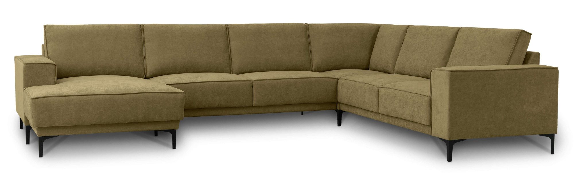 OTTO home Wohnlandschaft OLAND Struktur fein U-Form, XXL, B: 342 cm, Skandi-Design – Bild 5 von 5