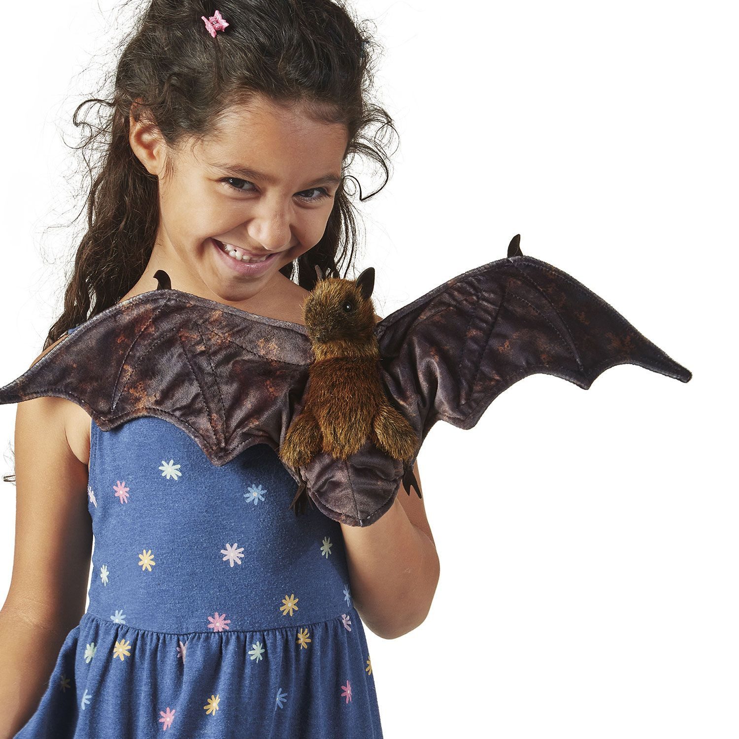 Folkmanis Handpuppen Handpuppe Folkmanis Handpuppe 51 cm Fledermaus Flughund 3191 (Packung)