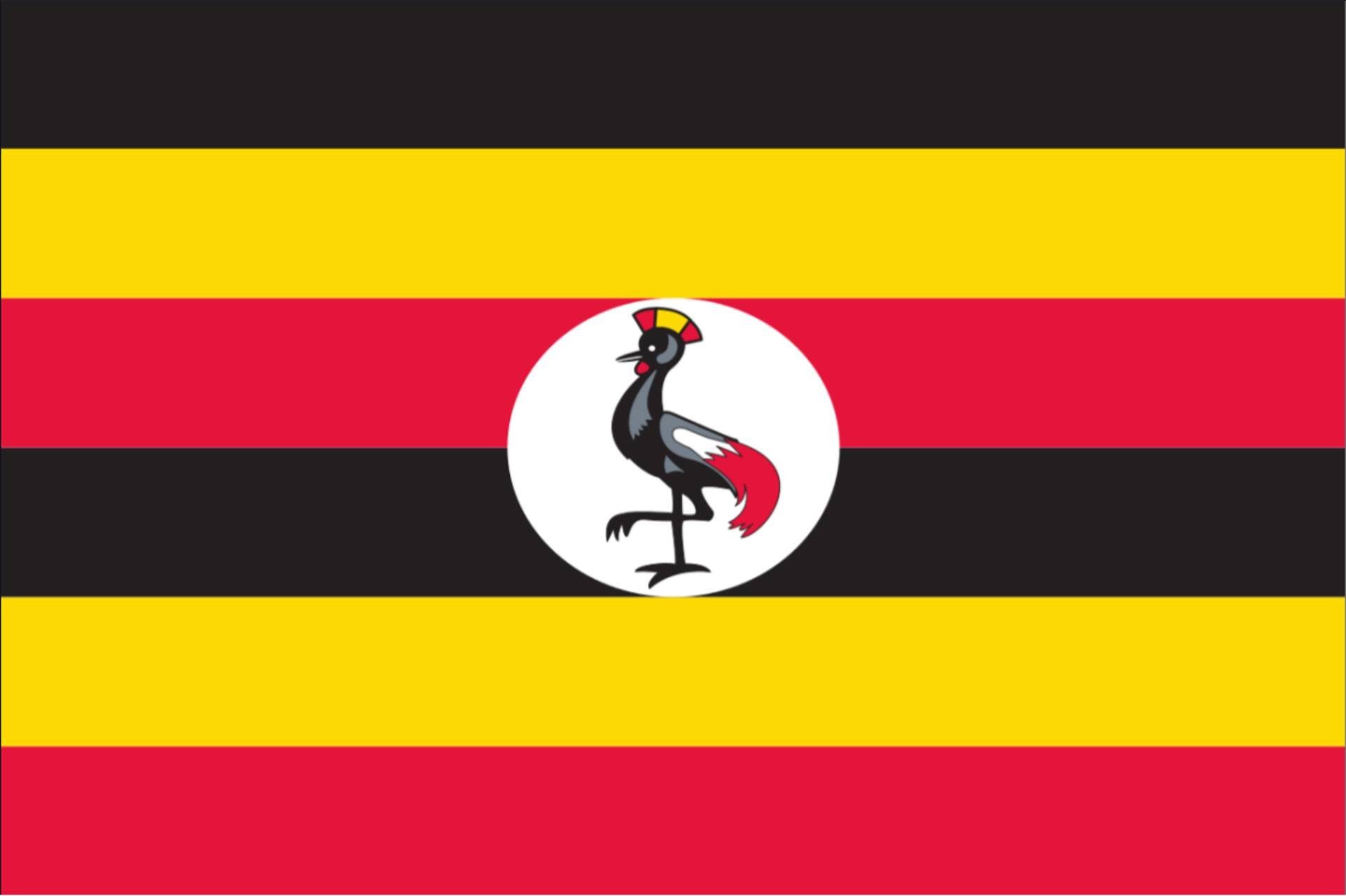 flaggenmeer Flagge Flagge Uganda 110 g/m² Querformat