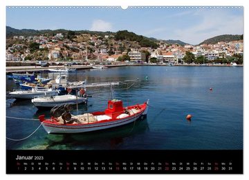 CALVENDO Wandkalender Griechenland - Insel Lesbos (Premium, hochwertiger DIN A2 Wandkalender 2023, Kunstdruck in Hochglanz)
