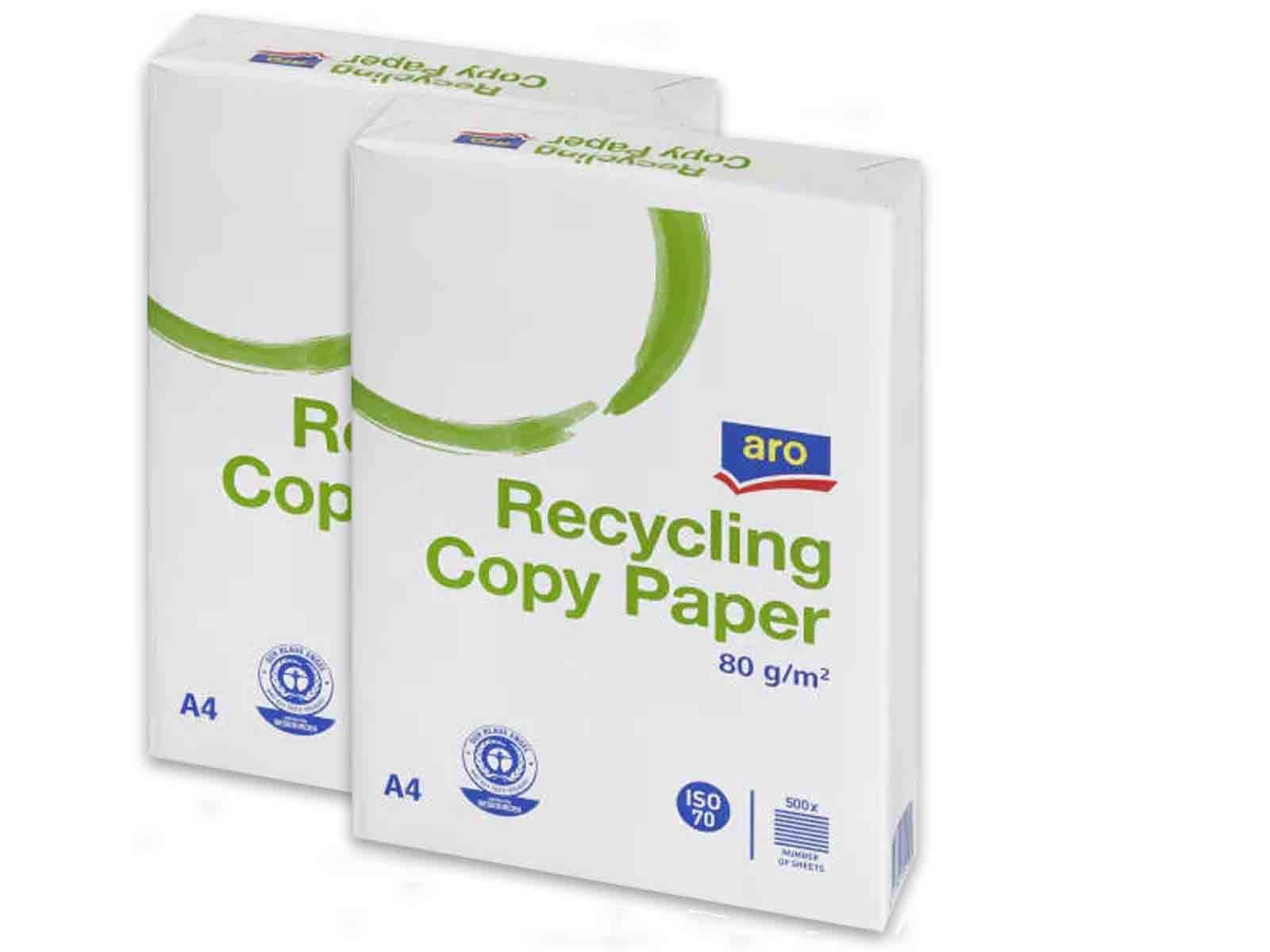 ARO Druckerpapier Kopierpapier Universalpapier Diverse Mengen 80 g m², A4, aus nachwachsenden Rohstoffen hergestellt