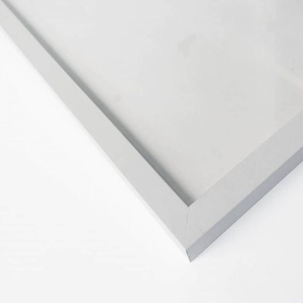 K&L Wall Art Bilderrahmen Echtholz Gold Schwarz Weiß Holzbilderrahmen aus Holz, Acrylglas in Holzrahmen