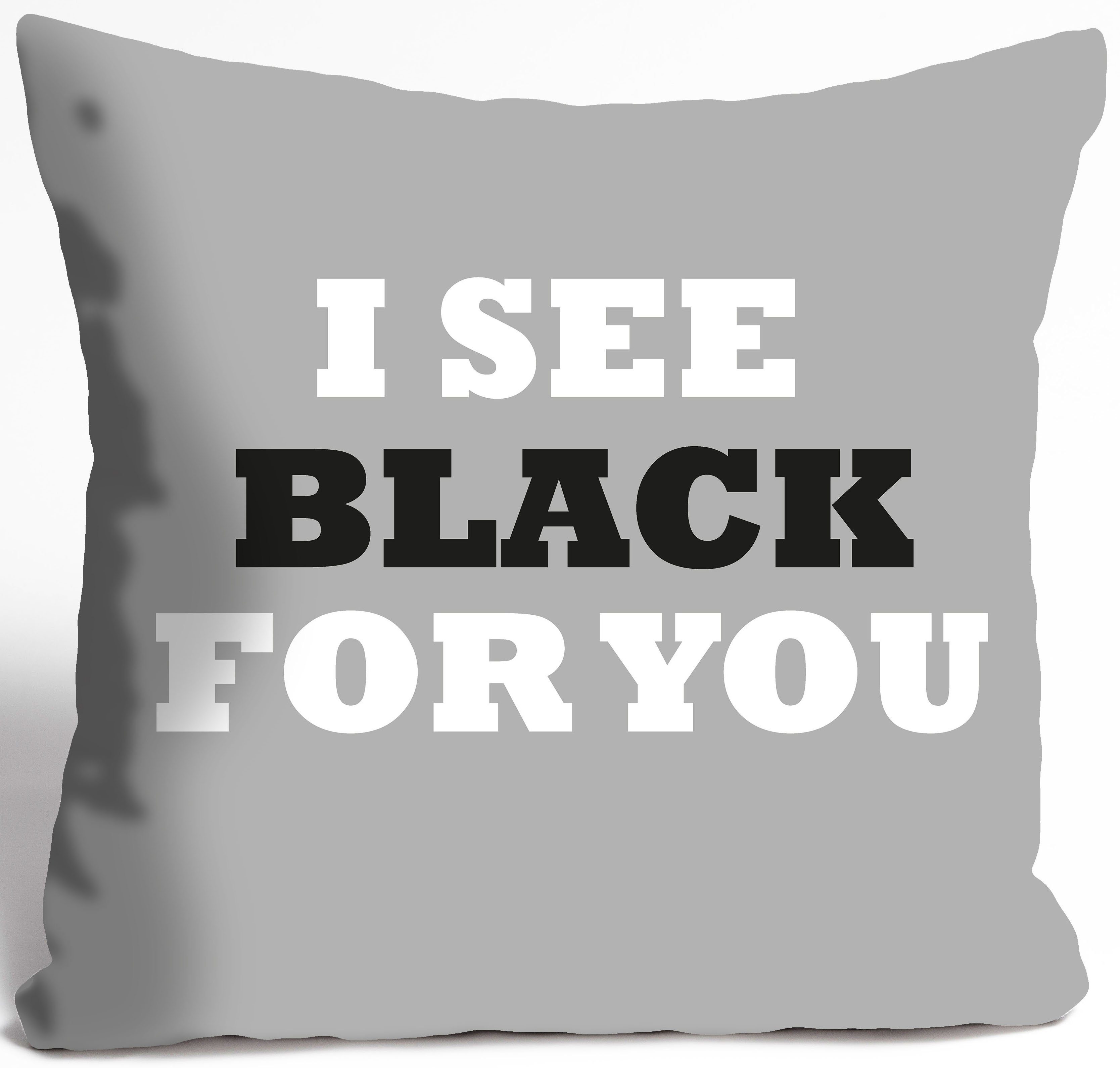 queence Dekokissen »I SEE BLACK FOR YOU«-Otto