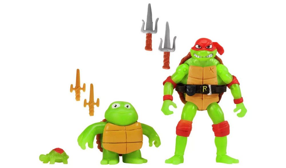 Playmates Toys Actionfigur Teenage Mutant Ninja Turtles: Mutant Mayhem Actionfiguren 3er-Pack Rap