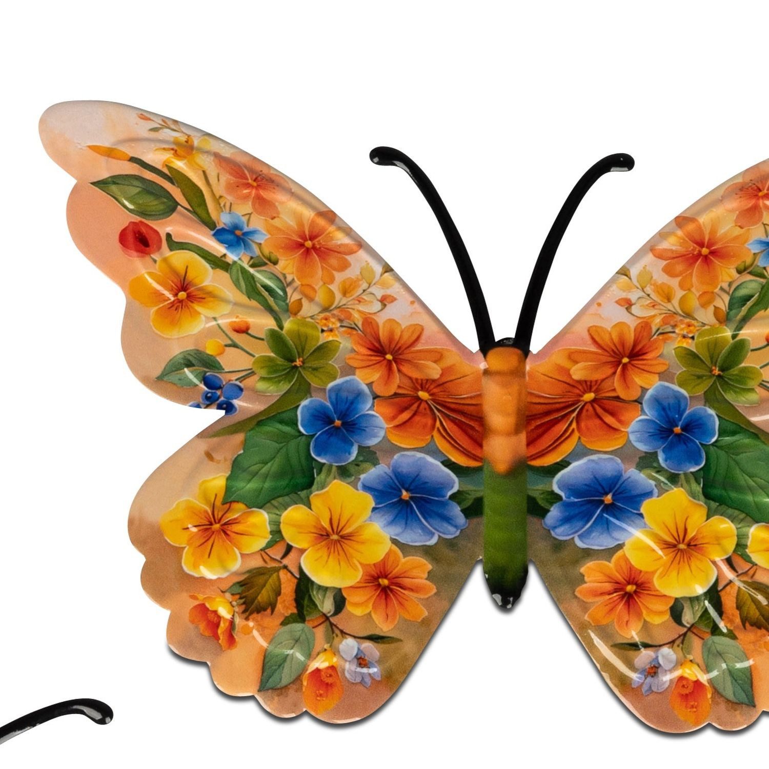 formano Wanddekoobjekt Sommerzeit, Höhe: 30cm, Farbe: Mehrfarbig, Motiv: Schmetterling