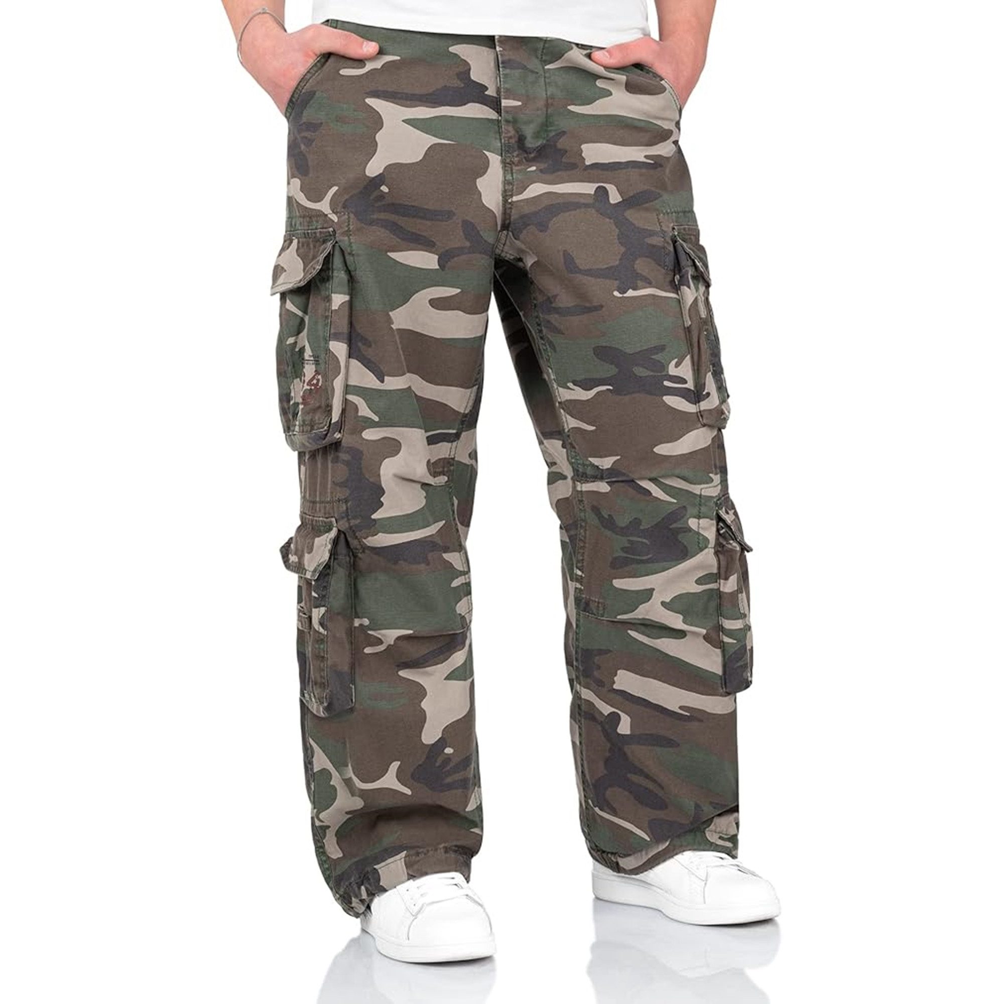 Trooper Cargohose Herren Airborne Cargo Vintage Hose Army Outdoor Pants