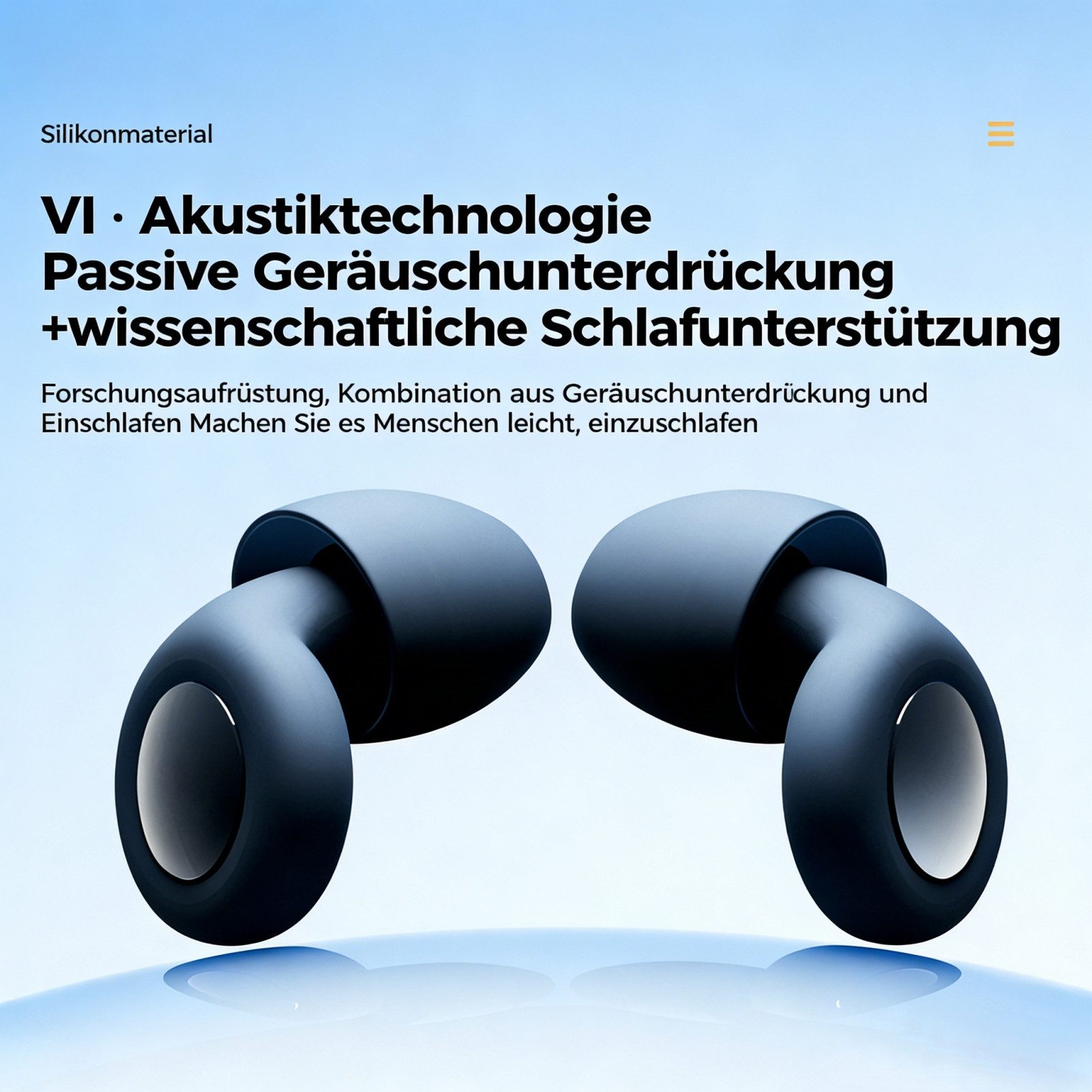 Jumpeak Gehörschutzstöpsel Ohrstöpsel Schlafen, Noise Cancelling, 4 Farben, IPX-8, Silikon, Blockiert Schnarchen & Lärm – endlich durchschlafen. – Bild 5 von 5