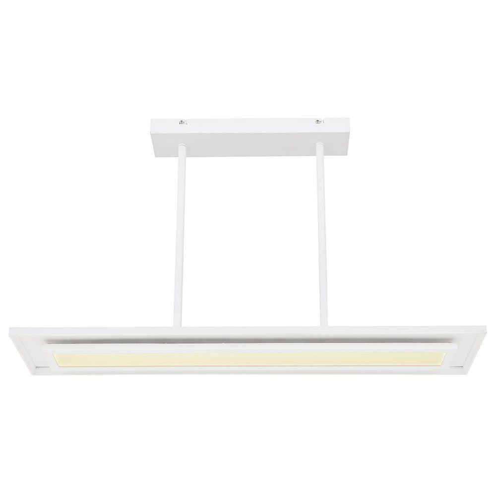 1x LED-Leuchtmittel LED Pendelleuchte, Acryl Neutralweiß, Farbwechsler á verbaut, Tageslichtweiß, fest Rahmen Hängeleuchte CCT Kaltweiß, 24W Farbwechsel, LED im LED RGB Warmweiß, etc-shop