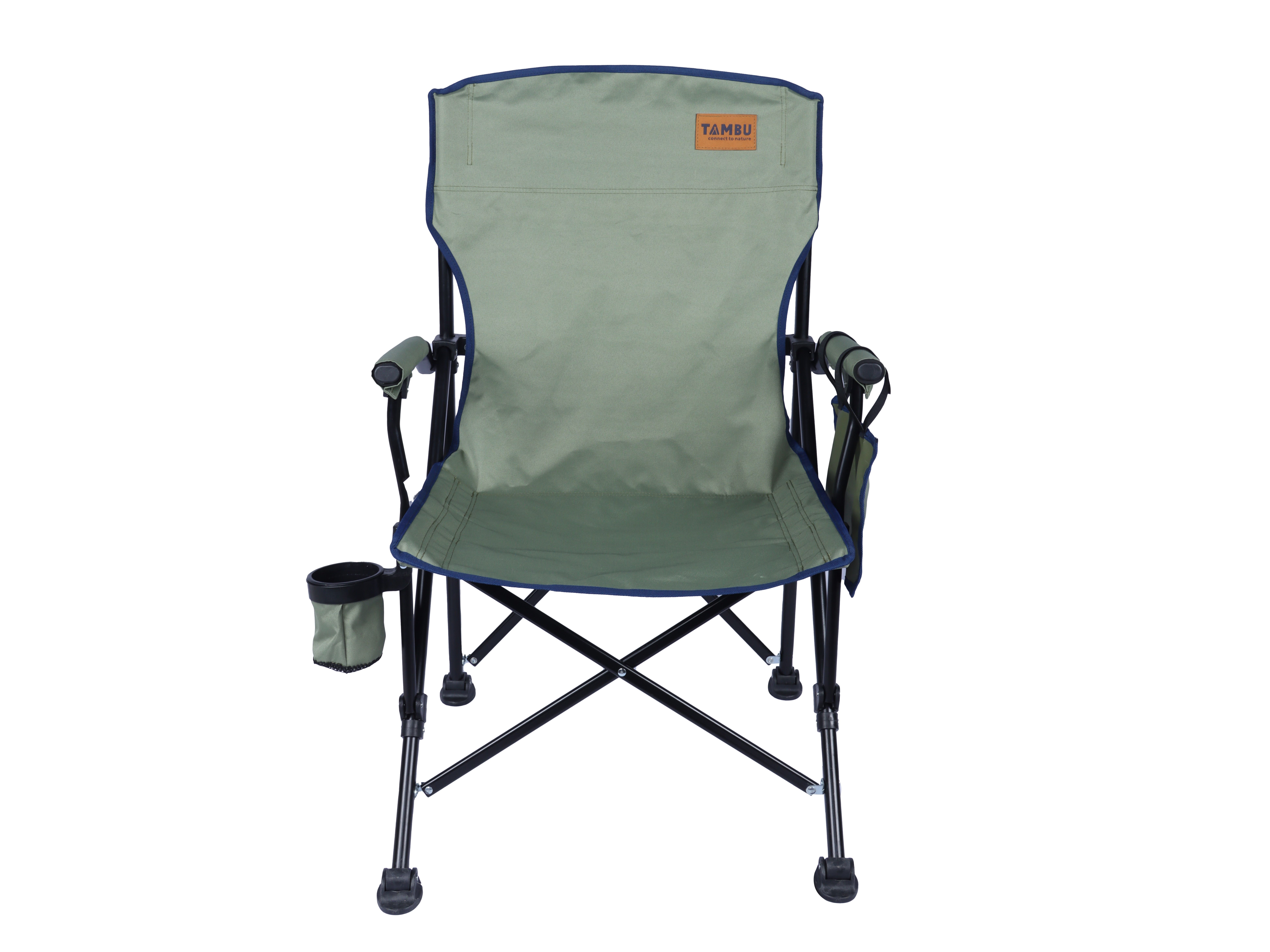 Tambu Campingstuhl TAMBU - NADIRA - Camping-Faltstuhl, 100% recycelter Polyester, PFC-FREI