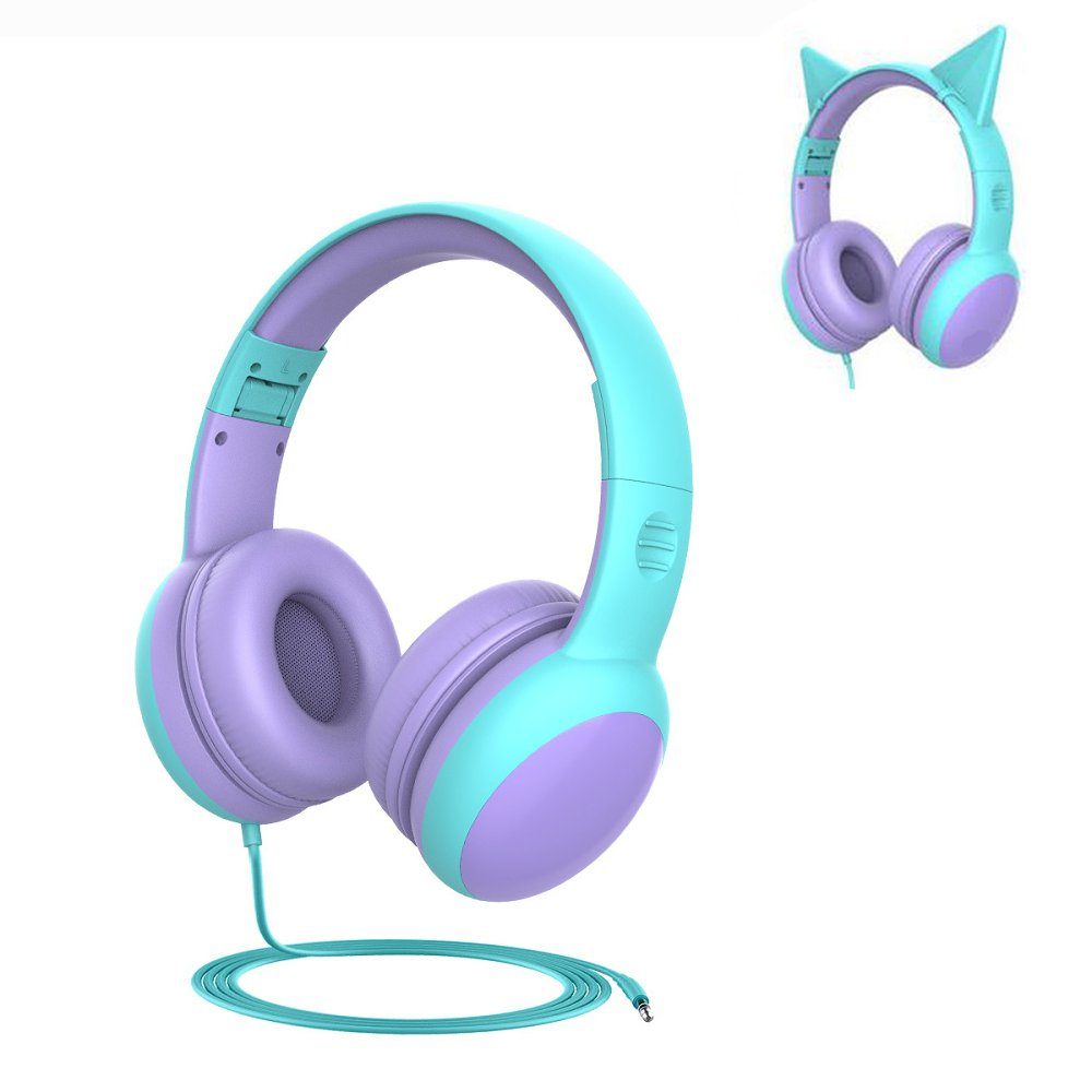 Kinder-Kopfhörer mit Over-Ear 85dB Kopfhörer GelldG Lautstärkebegrenzung