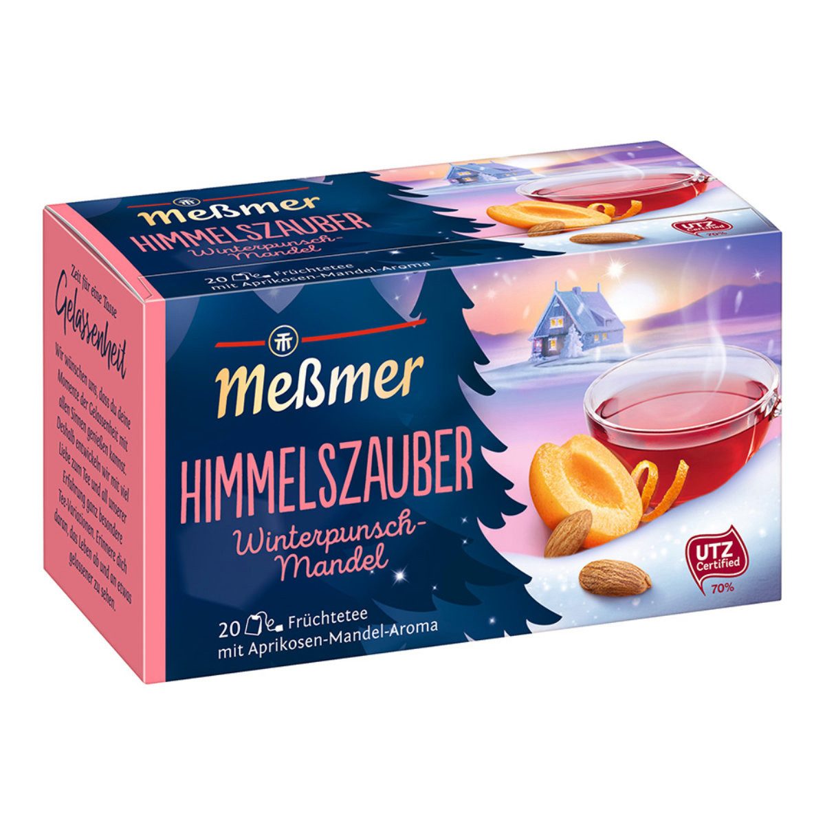 Meßmer Tee, Meßmer Himmelszauber Früchtetee aromatisiert Aprikose Mandel 55g