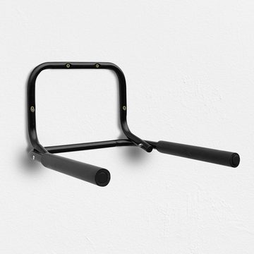 Wellgro Fahrradhalter Wand Fahrradhalter - Stahl, schwarz, klappbar, Tragkraft bis 50 kg